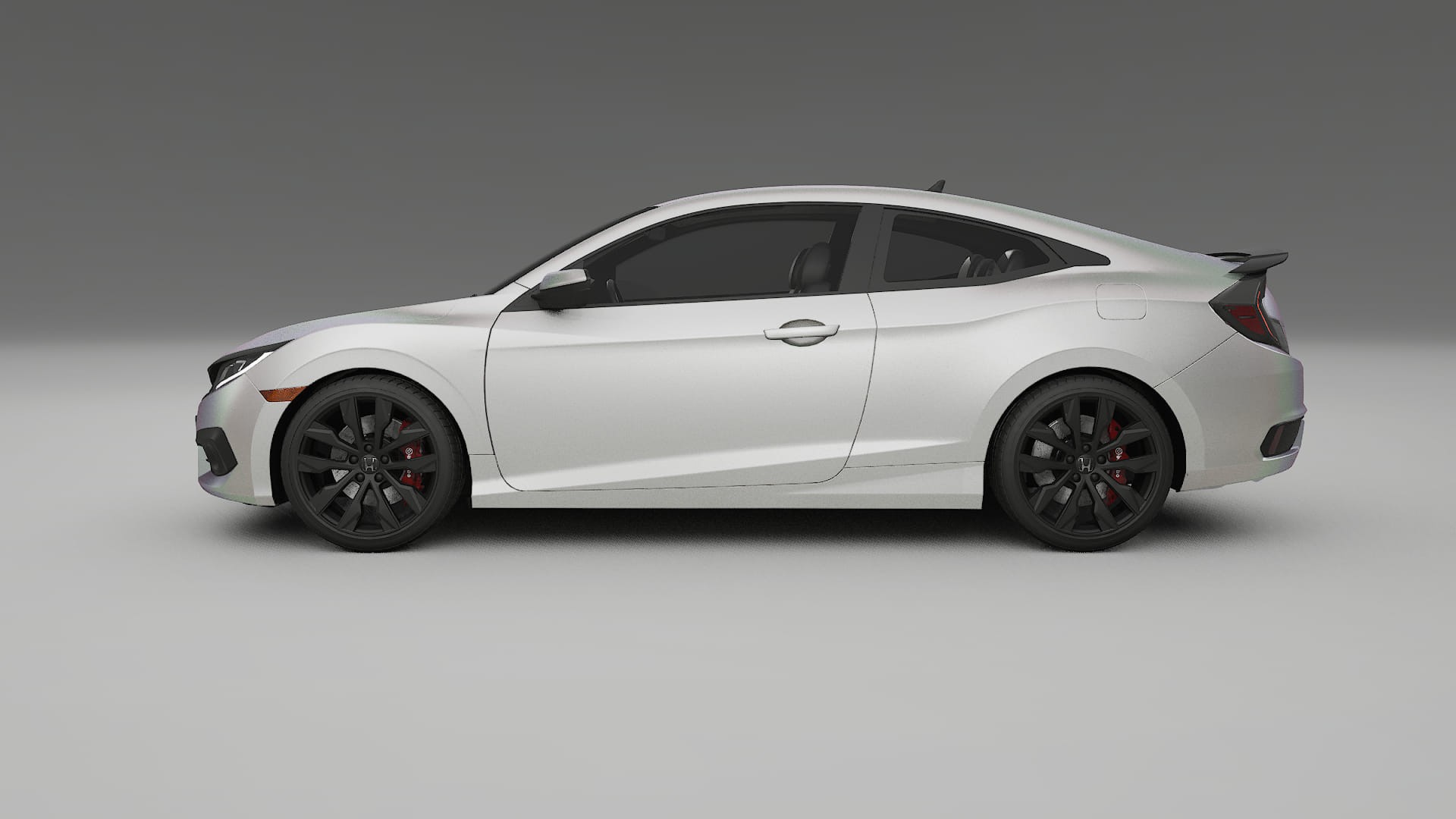 Honda Civic coupe prefacelift pre LCI TPU Lackskyddsfilm | NEBULA Färgskiftande PPF – Komplett Förskuret Kit