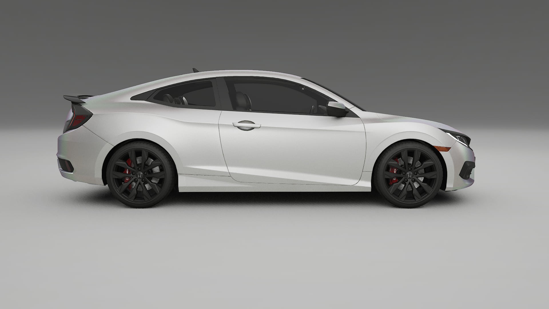 Honda Civic coupe prefacelift pre LCI TPU Lackskyddsfilm | NEBULA Färgskiftande PPF – Komplett Förskuret Kit