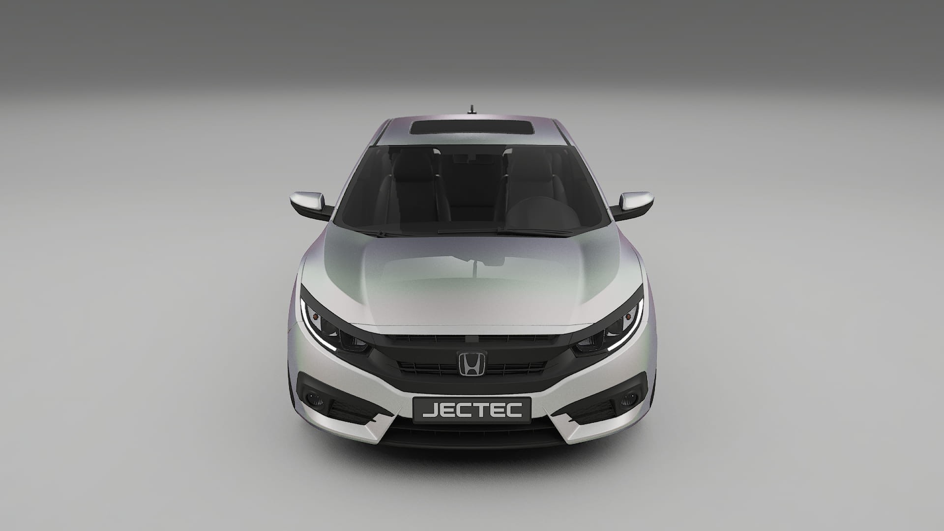 Honda Civic coupe prefacelift pre LCI TPU Lackskyddsfilm | NEBULA Färgskiftande PPF – Komplett Förskuret Kit