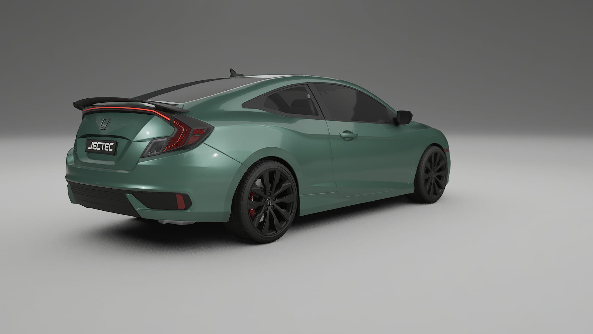 Honda Civic coupe prefacelift pre LCI TPU Lackskyddsfilm | EVERGREEN Färgskiftande PPF – Komplett Förskuret Kit