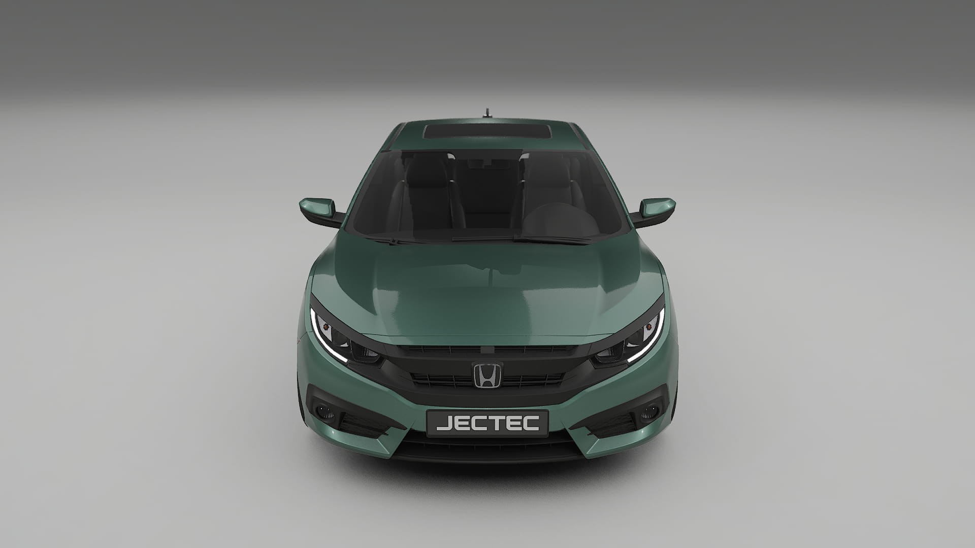 Honda Civic coupe prefacelift pre LCI TPU Lackskyddsfilm | EVERGREEN Färgskiftande PPF – Komplett Förskuret Kit