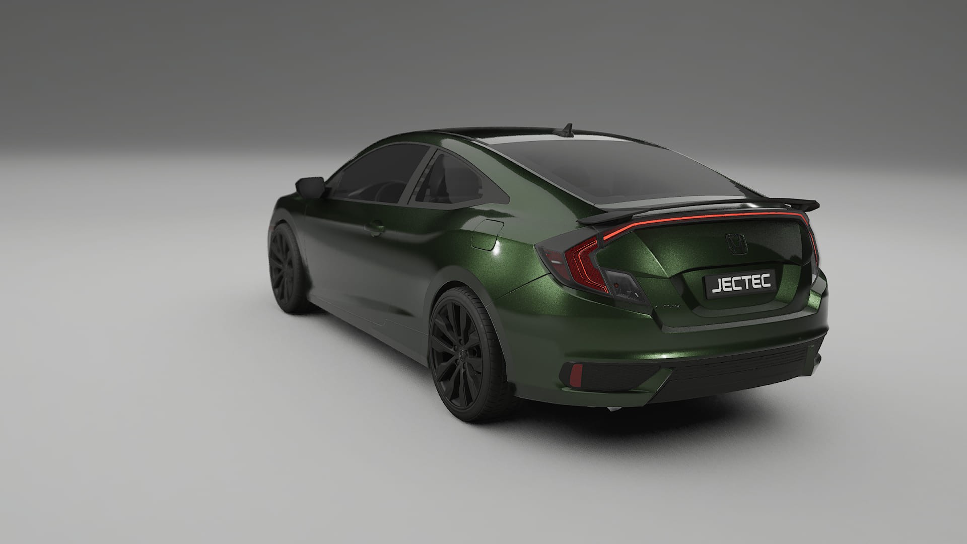 Honda Civic coupe prefacelift pre LCI TPU Lackskyddsfilm | LAGOON Färgskiftande PPF – Komplett Förskuret Kit