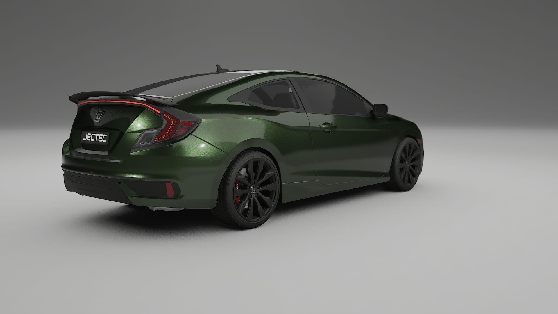 Honda Civic coupe prefacelift pre LCI TPU Lackskyddsfilm | LAGOON Färgskiftande PPF – Komplett Förskuret Kit