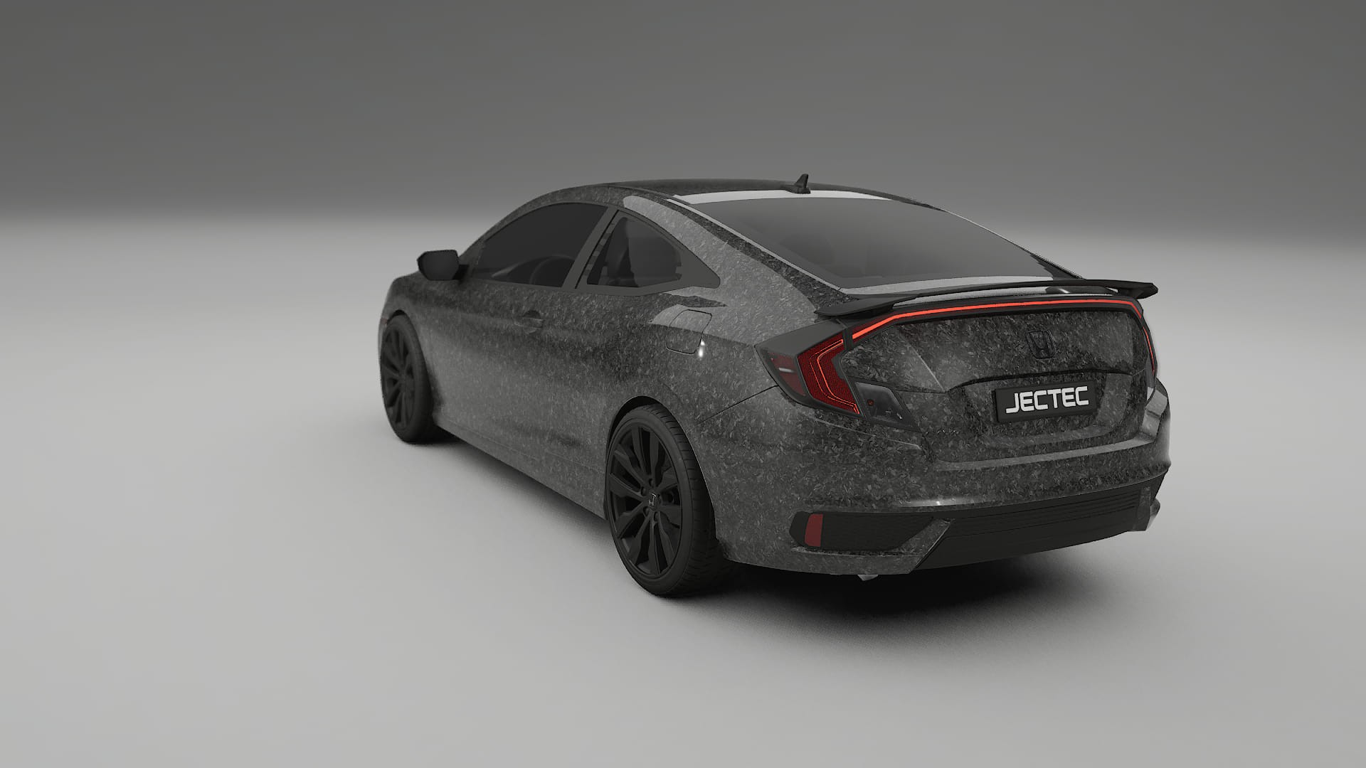 Honda Civic coupe prefacelift pre LCI TPU Lackskyddsfilm | FORGED S Färgskiftande PPF – Komplett Förskuret Kit