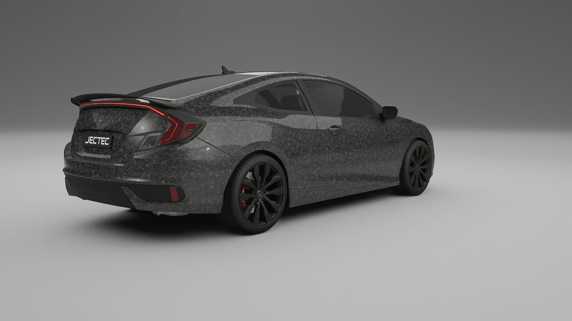 Honda Civic coupe prefacelift pre LCI TPU Lackskyddsfilm | FORGED S Färgskiftande PPF – Komplett Förskuret Kit