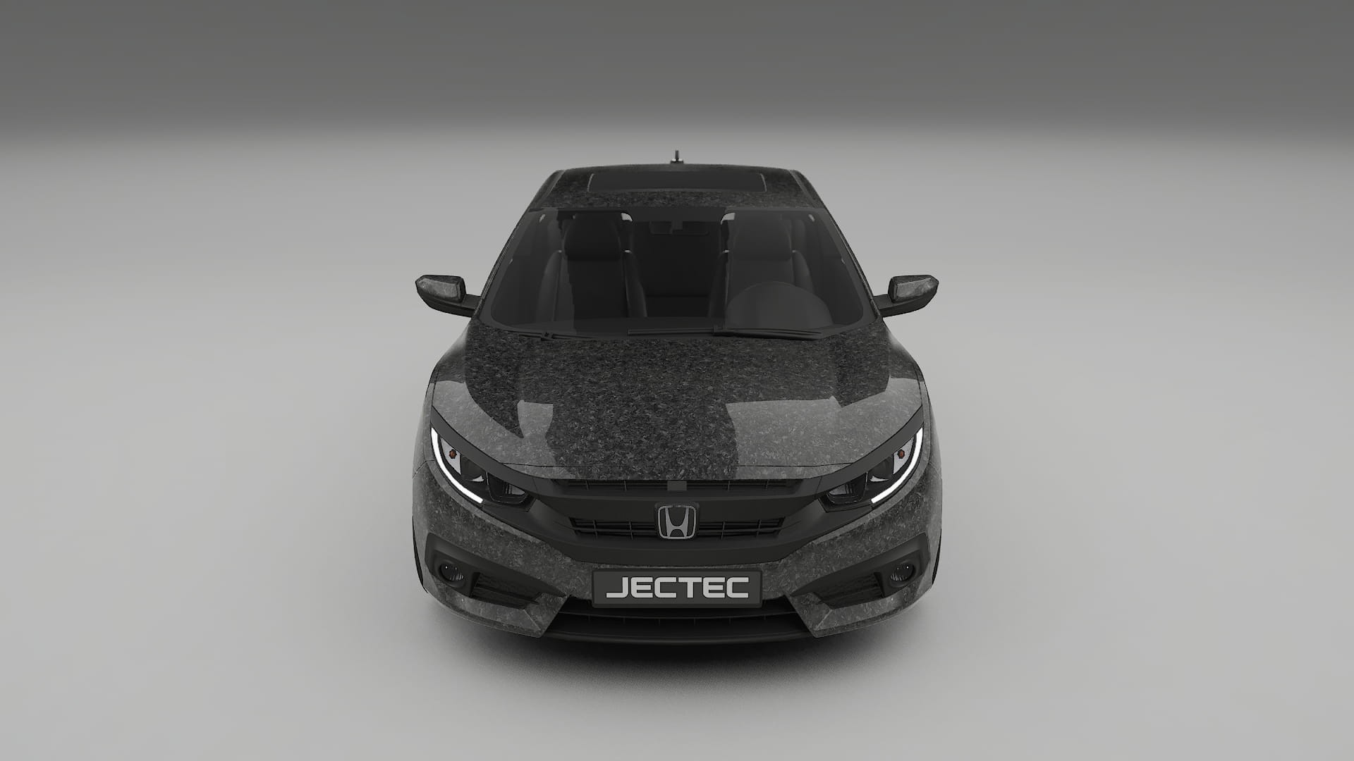 Honda Civic coupe prefacelift pre LCI TPU Lackskyddsfilm | FORGED S Färgskiftande PPF – Komplett Förskuret Kit