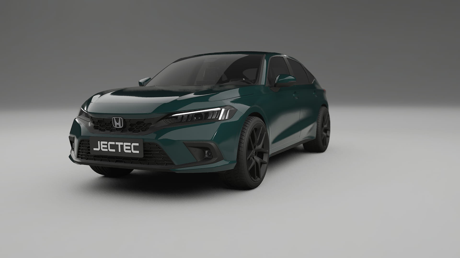 Honda Civic hatchback TPU Lackskyddsfilm | INFERNO Färgskiftande PPF – Komplett Förskuret Kit