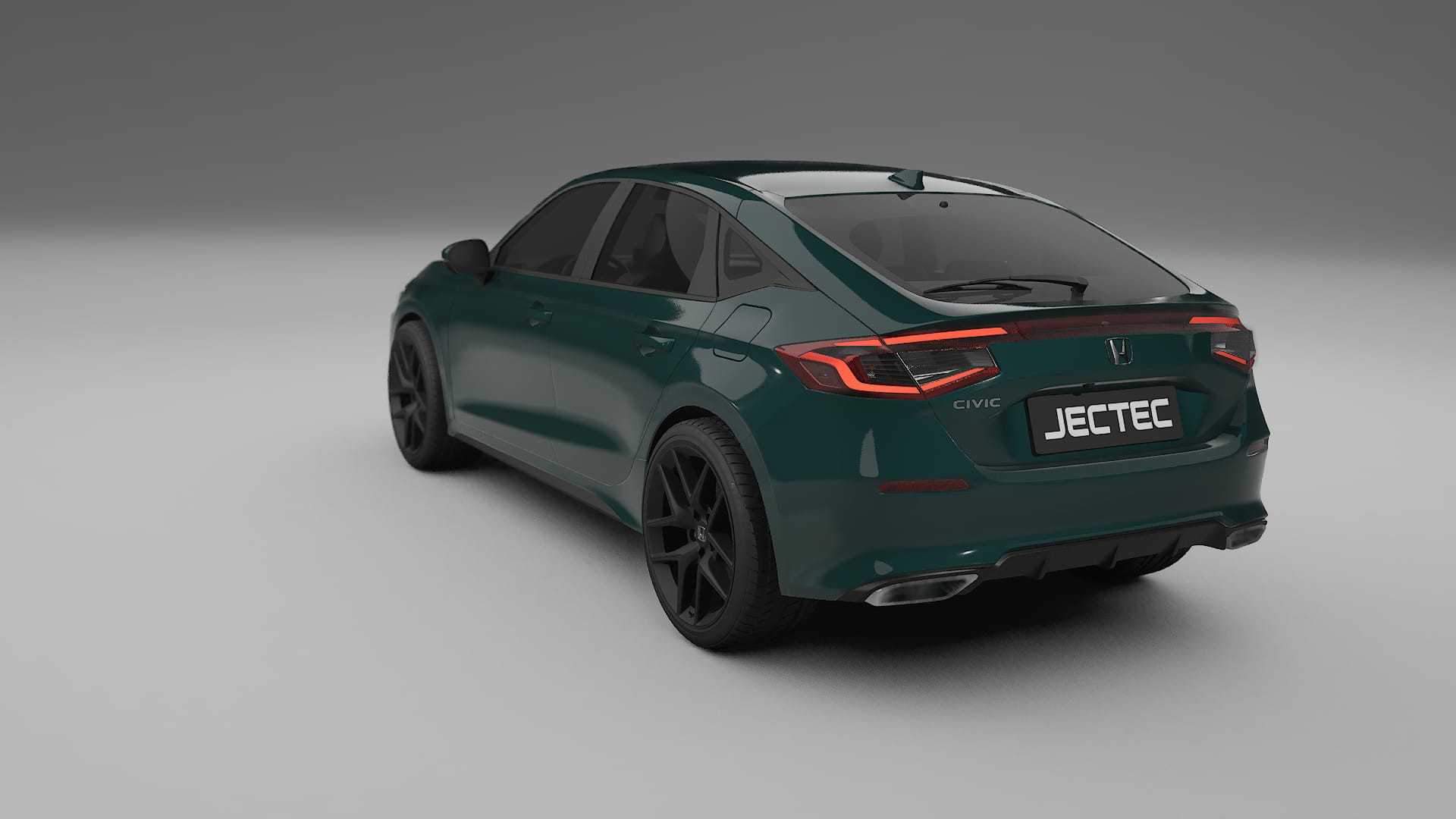 Honda Civic hatchback TPU Lackskyddsfilm | INFERNO Färgskiftande PPF – Komplett Förskuret Kit