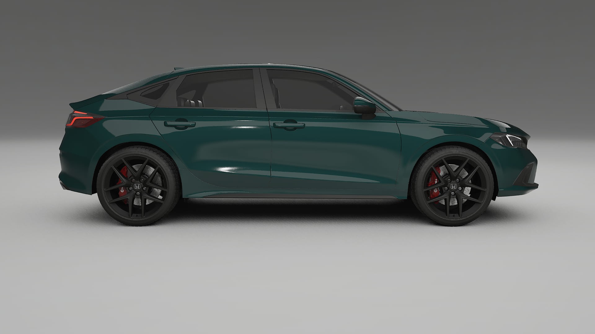 Honda Civic hatchback TPU Lackskyddsfilm | INFERNO Färgskiftande PPF – Komplett Förskuret Kit