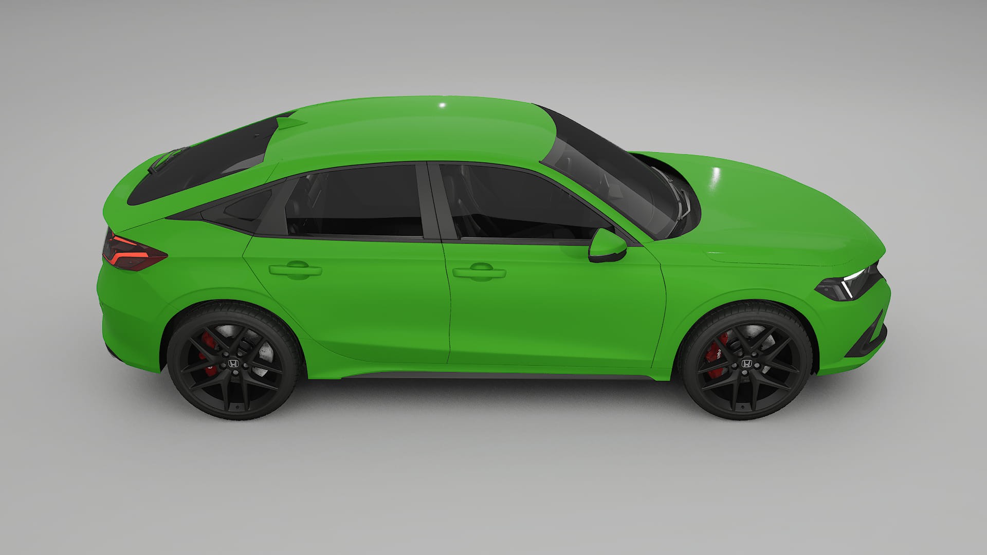 Honda Civic hatchback TPU Lackskyddsfilm | VENOM Färgskiftande PPF – Komplett Förskuret Kit