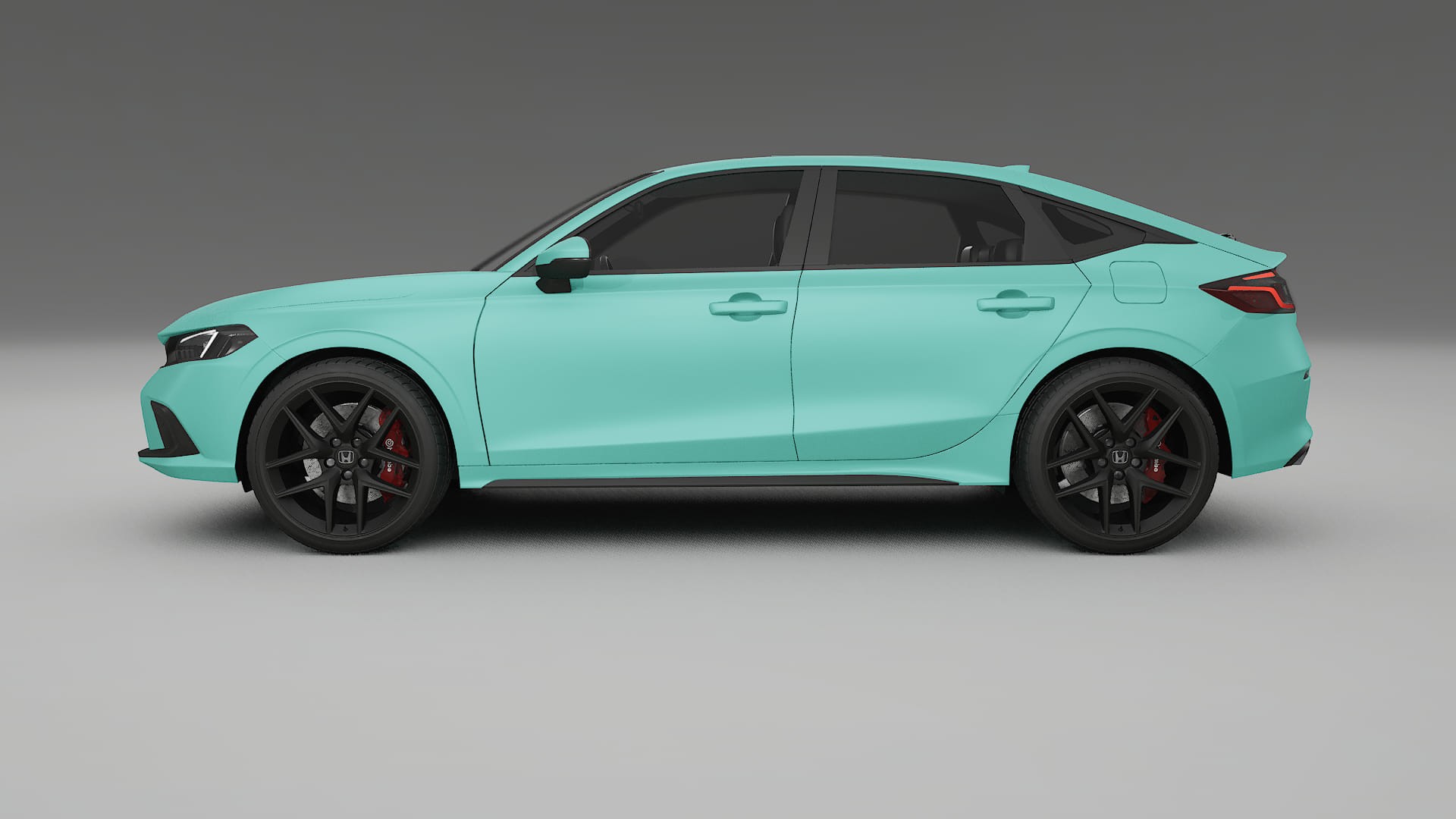 Honda Civic hatchback TPU Lackskyddsfilm | FROST Färgskiftande PPF – Komplett Förskuret Kit