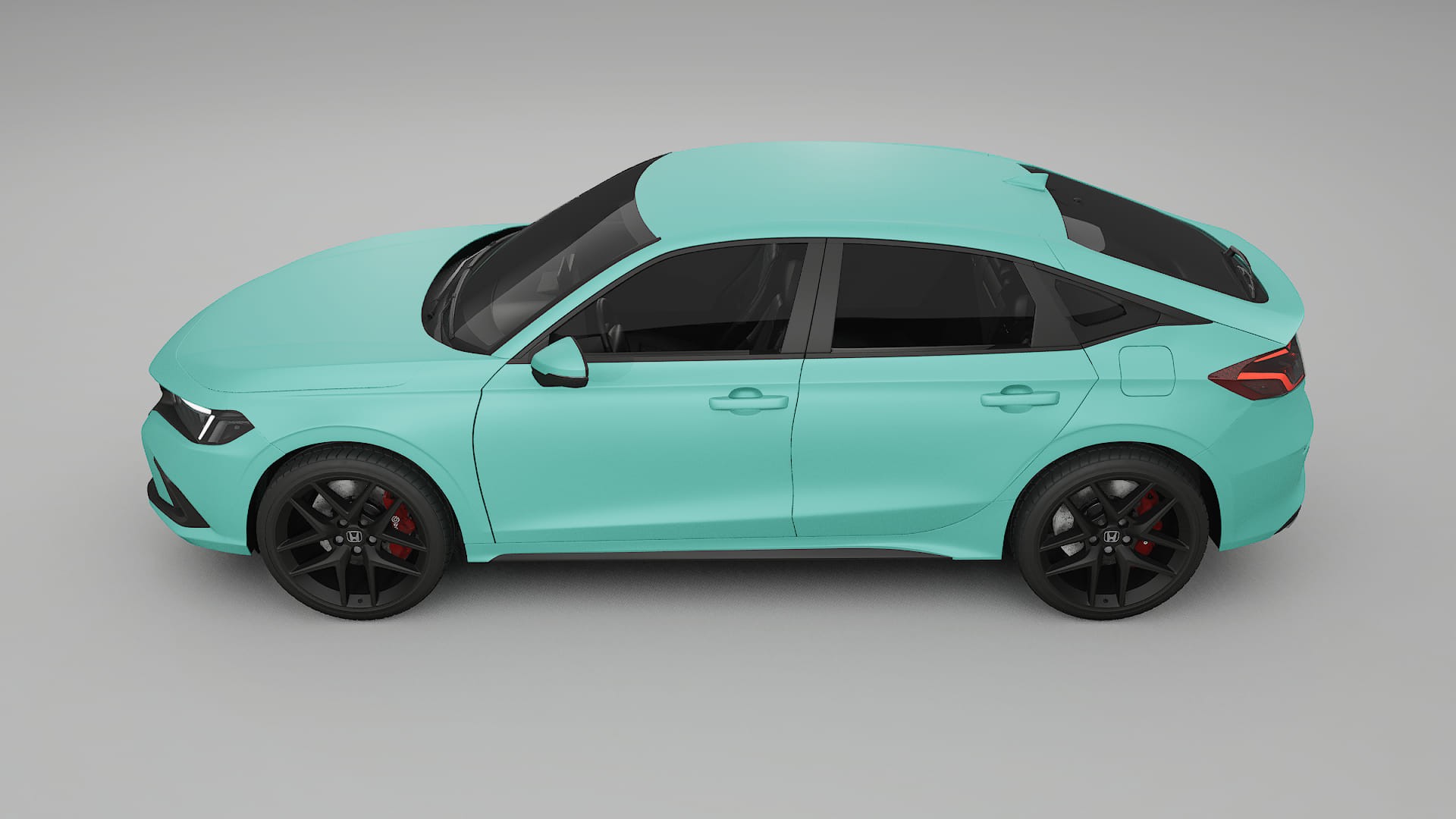 Honda Civic hatchback TPU Lackskyddsfilm | FROST Färgskiftande PPF – Komplett Förskuret Kit