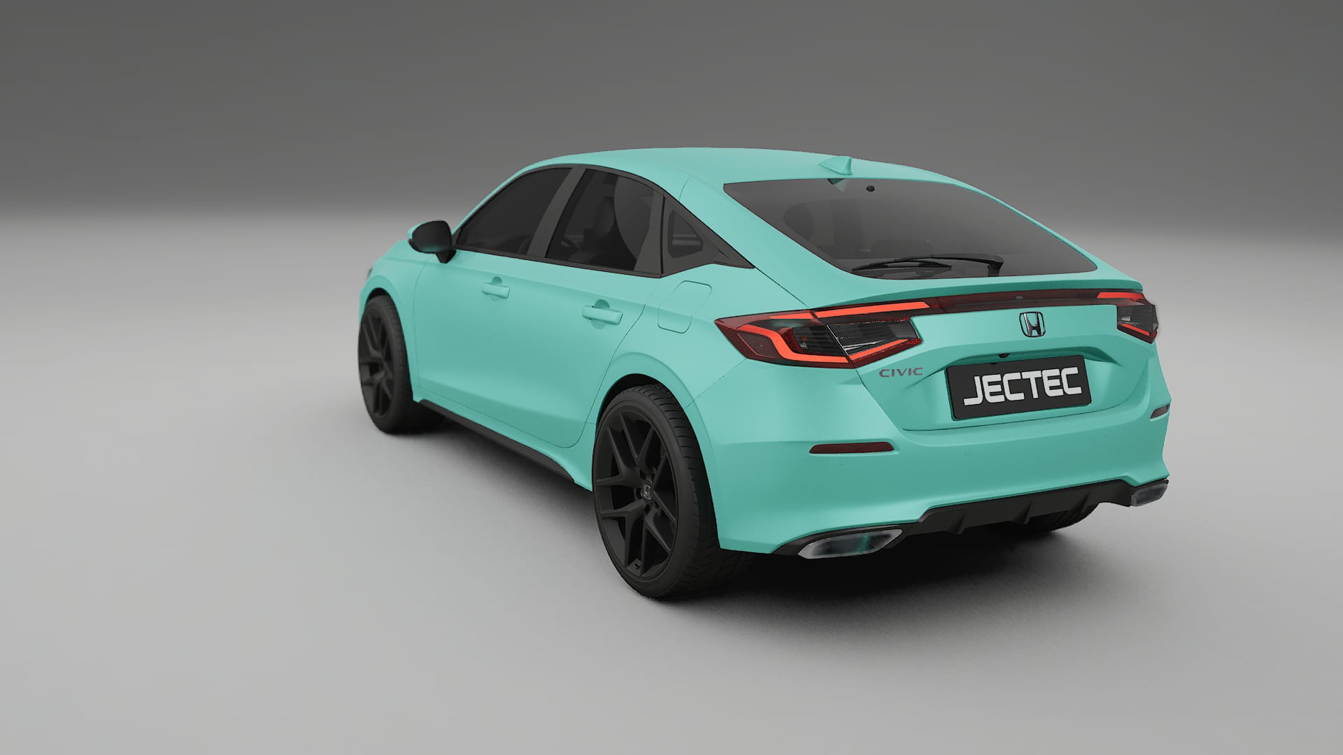 Honda Civic hatchback TPU Lackskyddsfilm | FROST Färgskiftande PPF – Komplett Förskuret Kit