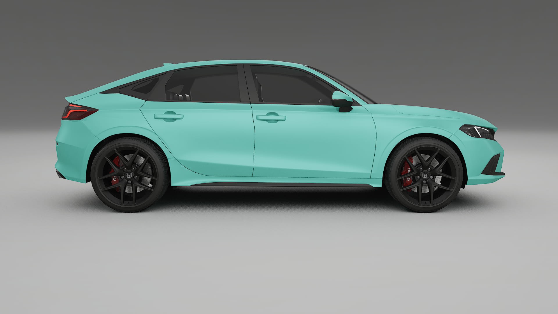 Honda Civic hatchback TPU Lackskyddsfilm | FROST Färgskiftande PPF – Komplett Förskuret Kit