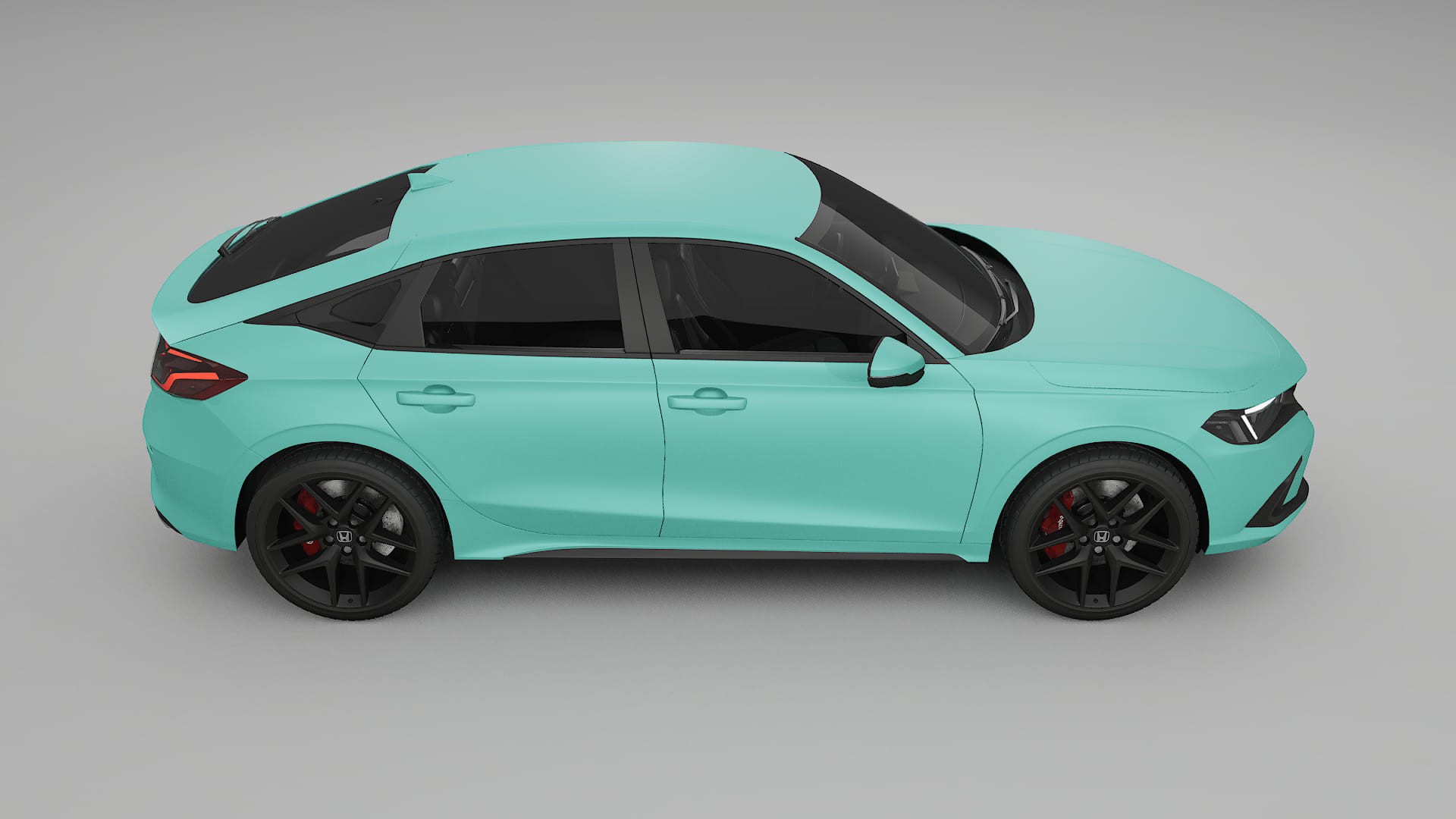 Honda Civic hatchback TPU Lackskyddsfilm | FROST Färgskiftande PPF – Komplett Förskuret Kit