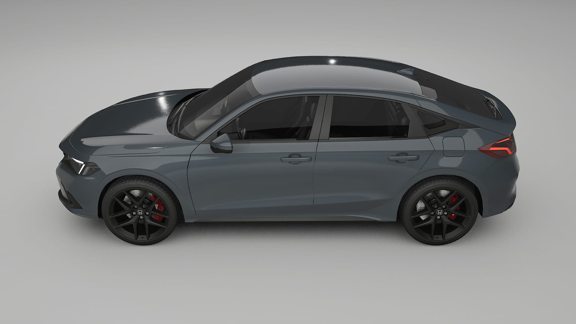 Honda Civic hatchback TPU Lackskyddsfilm | GRANITE Färgskiftande PPF – Komplett Förskuret Kit