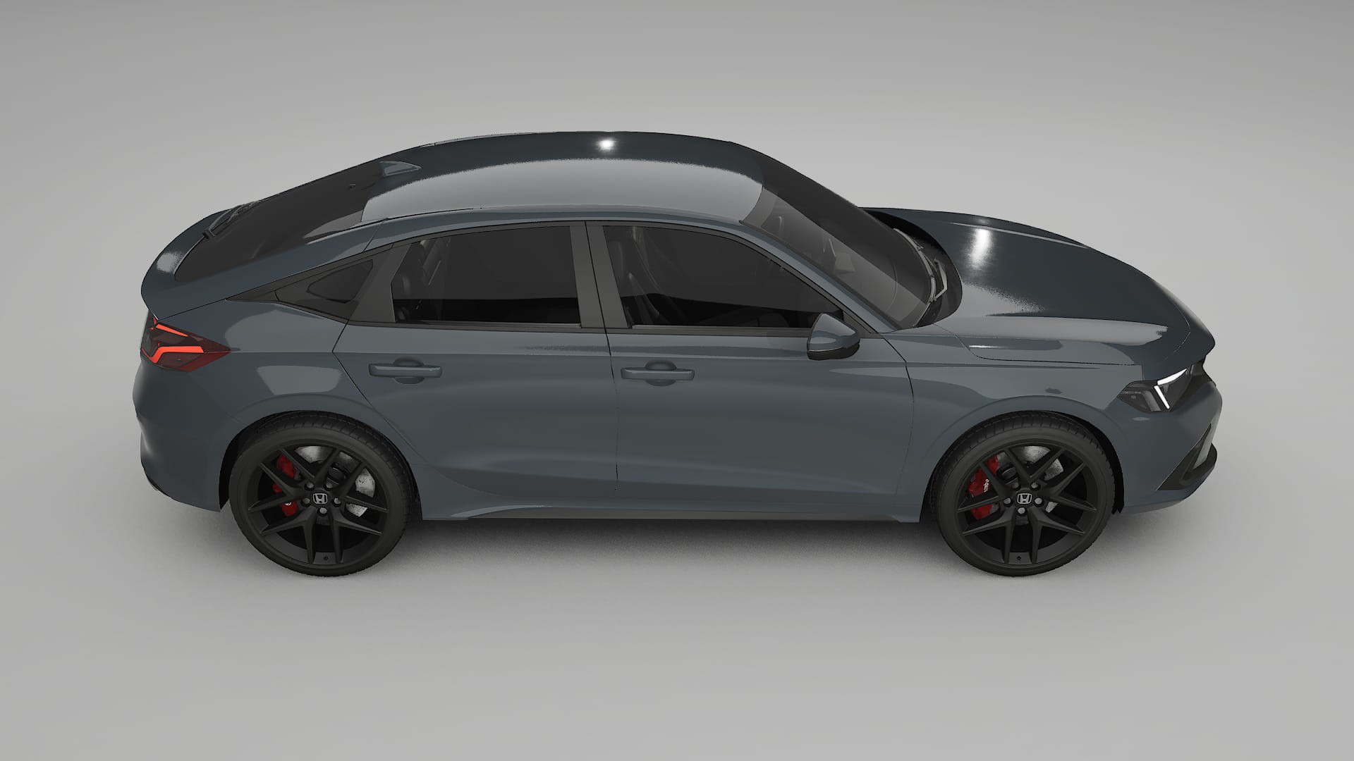 Honda Civic hatchback TPU Lackskyddsfilm | GRANITE Färgskiftande PPF – Komplett Förskuret Kit