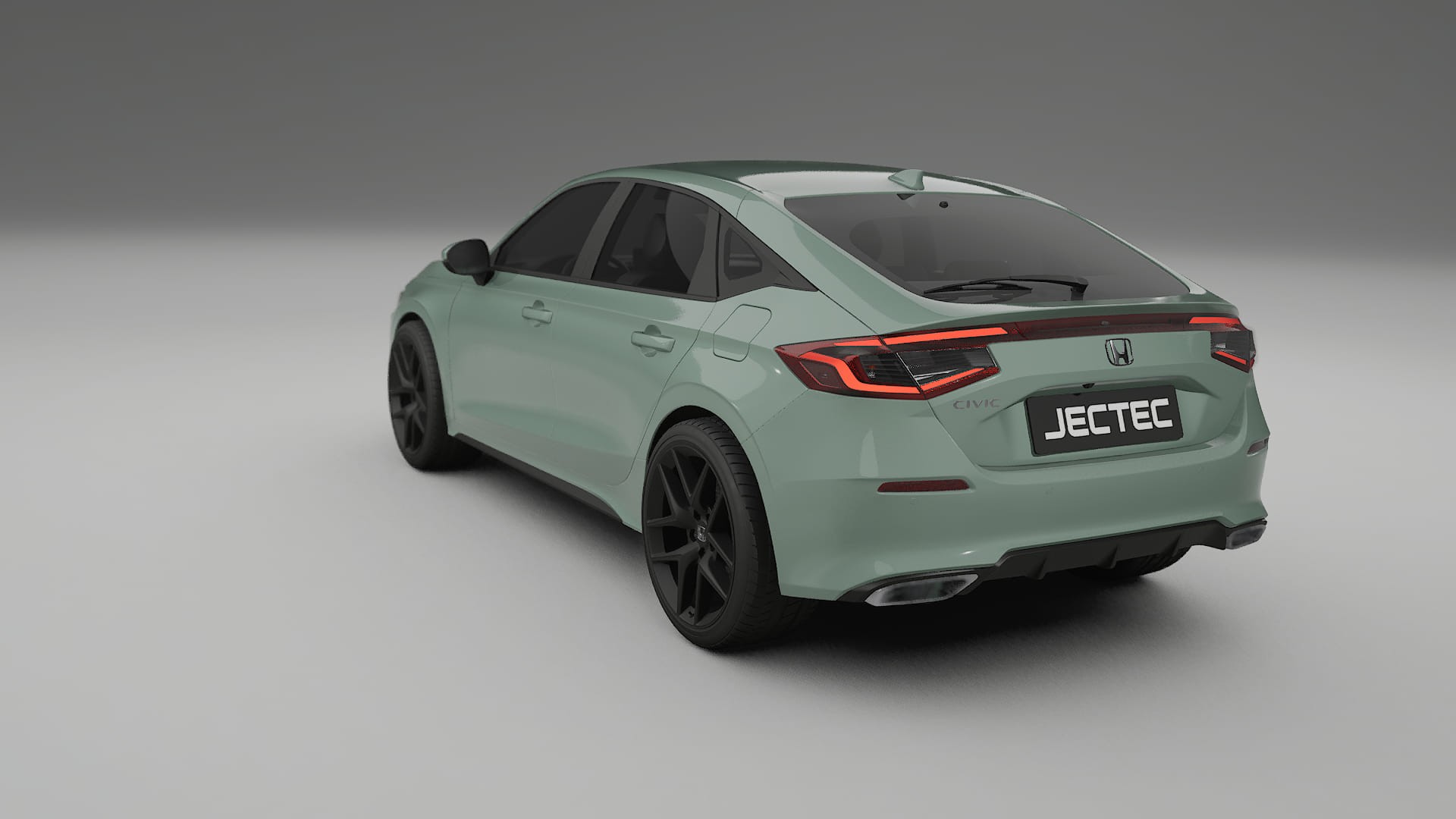 Honda Civic hatchback TPU Lackskyddsfilm | CINDER Färgskiftande PPF – Komplett Förskuret Kit