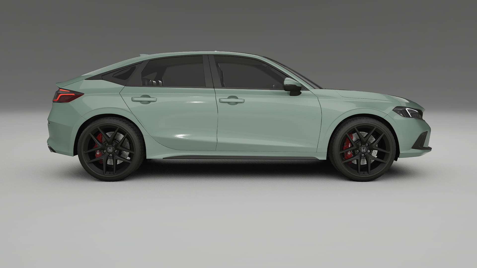 Honda Civic hatchback TPU Lackskyddsfilm | CINDER Färgskiftande PPF – Komplett Förskuret Kit