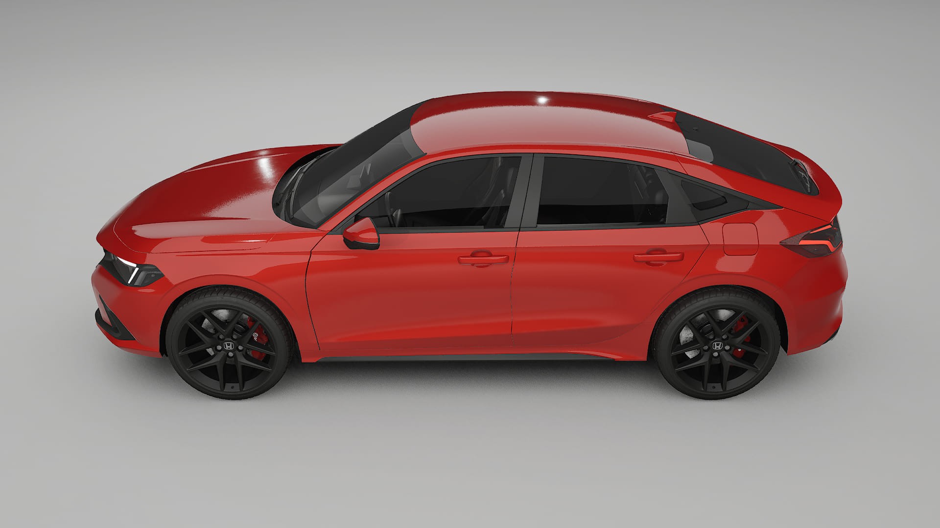 Honda Civic hatchback TPU Lackskyddsfilm | BLAZE Färgskiftande PPF – Komplett Förskuret Kit