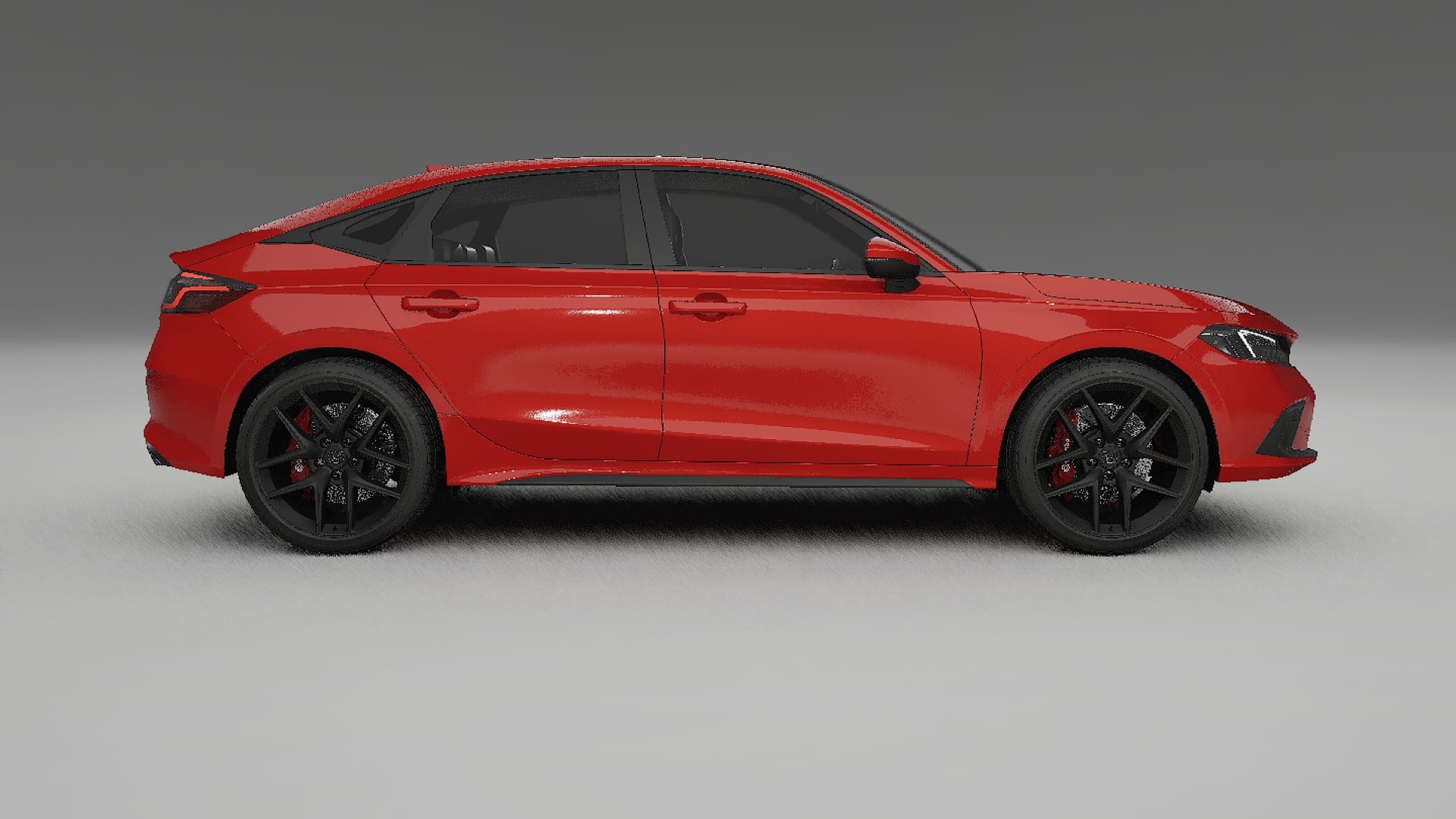 Honda Civic hatchback TPU Lackskyddsfilm | BLAZE Färgskiftande PPF – Komplett Förskuret Kit