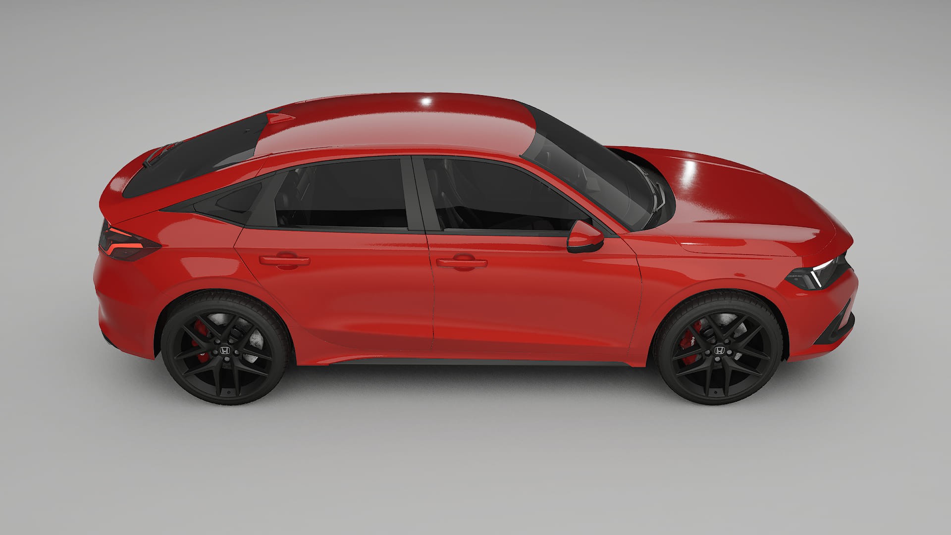 Honda Civic hatchback TPU Lackskyddsfilm | BLAZE Färgskiftande PPF – Komplett Förskuret Kit