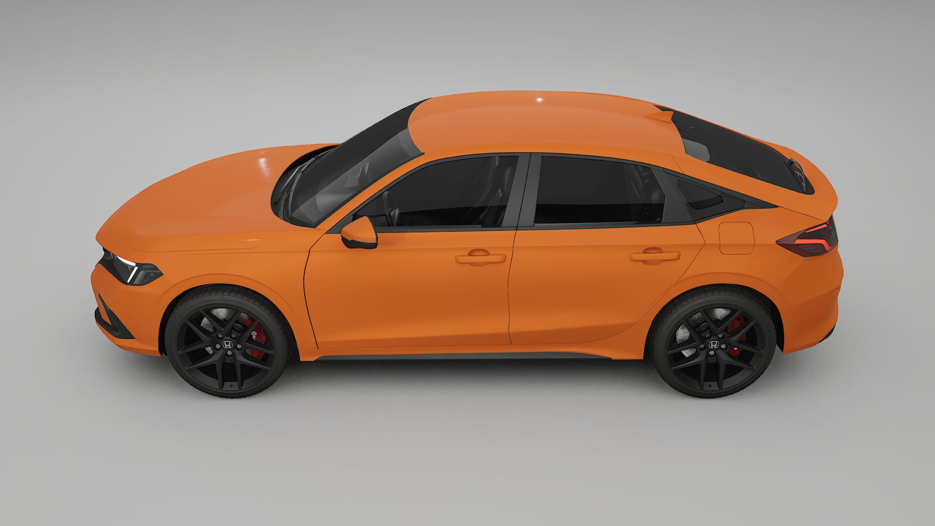 Honda Civic hatchback TPU Lackskyddsfilm | ROCKET Färgskiftande PPF – Komplett Förskuret Kit