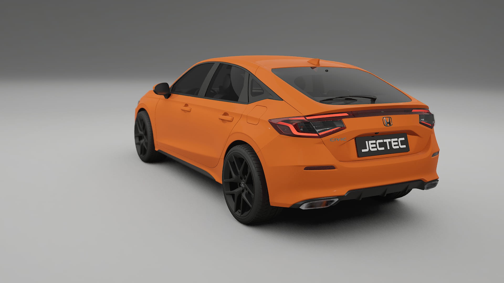 Honda Civic hatchback TPU Lackskyddsfilm | ROCKET Färgskiftande PPF – Komplett Förskuret Kit