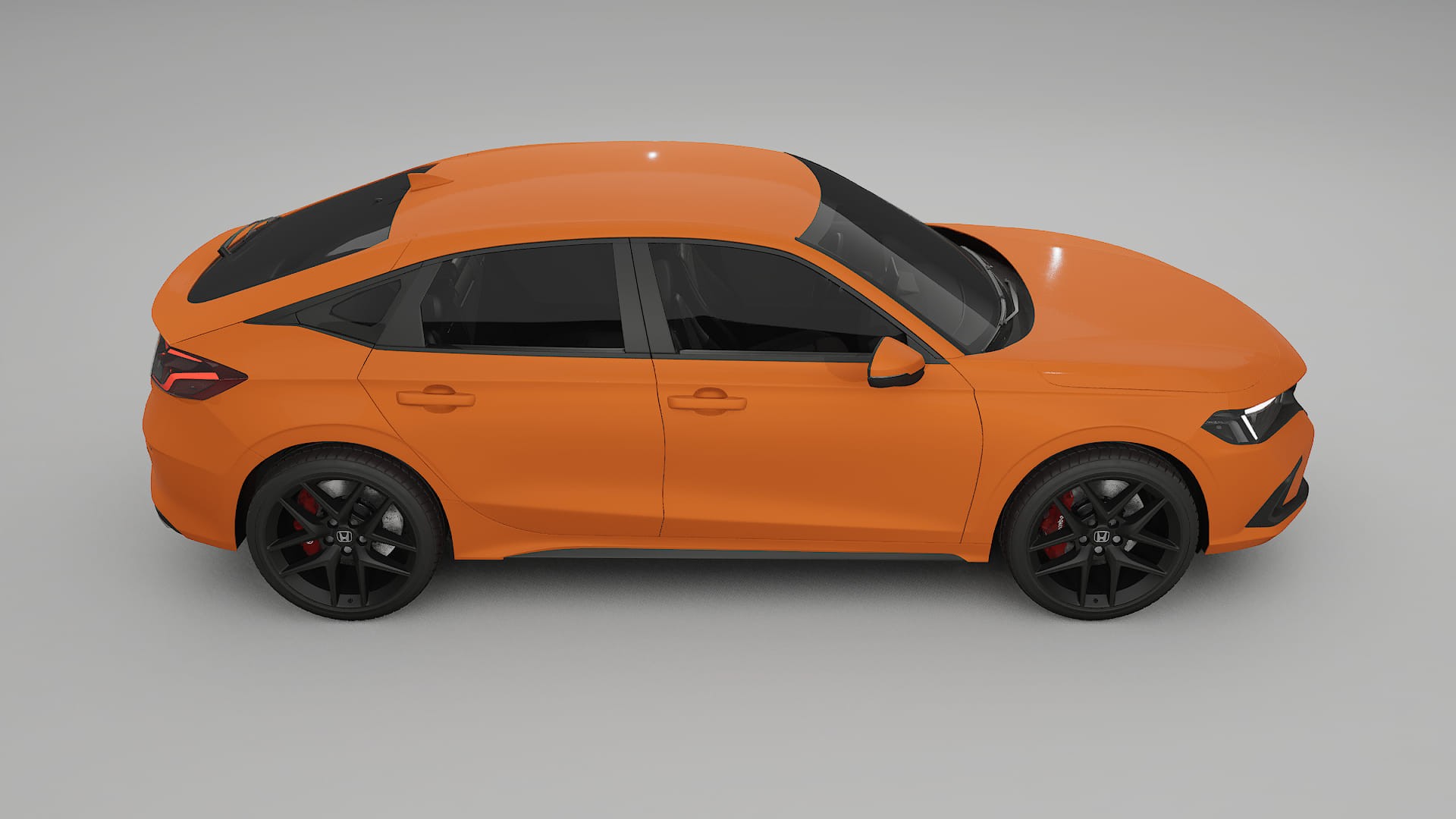 Honda Civic hatchback TPU Lackskyddsfilm | ROCKET Färgskiftande PPF – Komplett Förskuret Kit