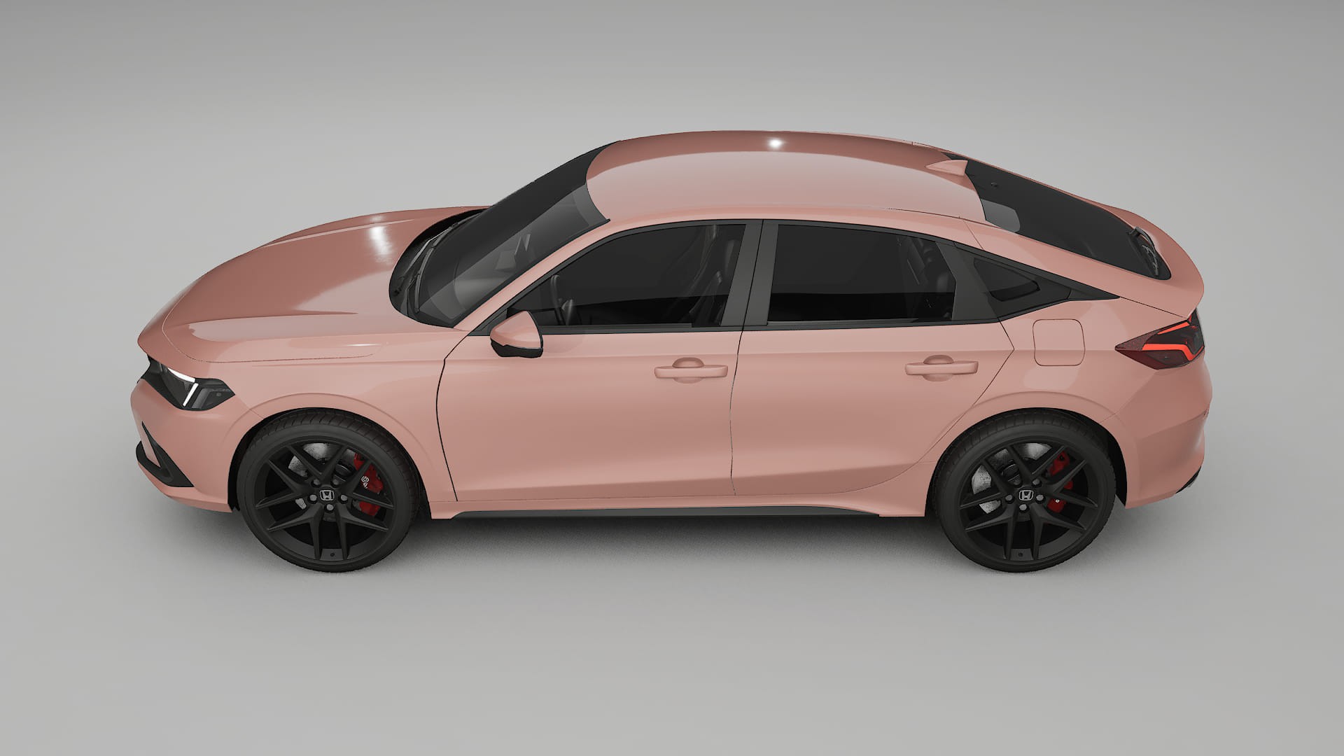 Honda Civic hatchback TPU Lackskyddsfilm | BLUSH Färgskiftande PPF – Komplett Förskuret Kit