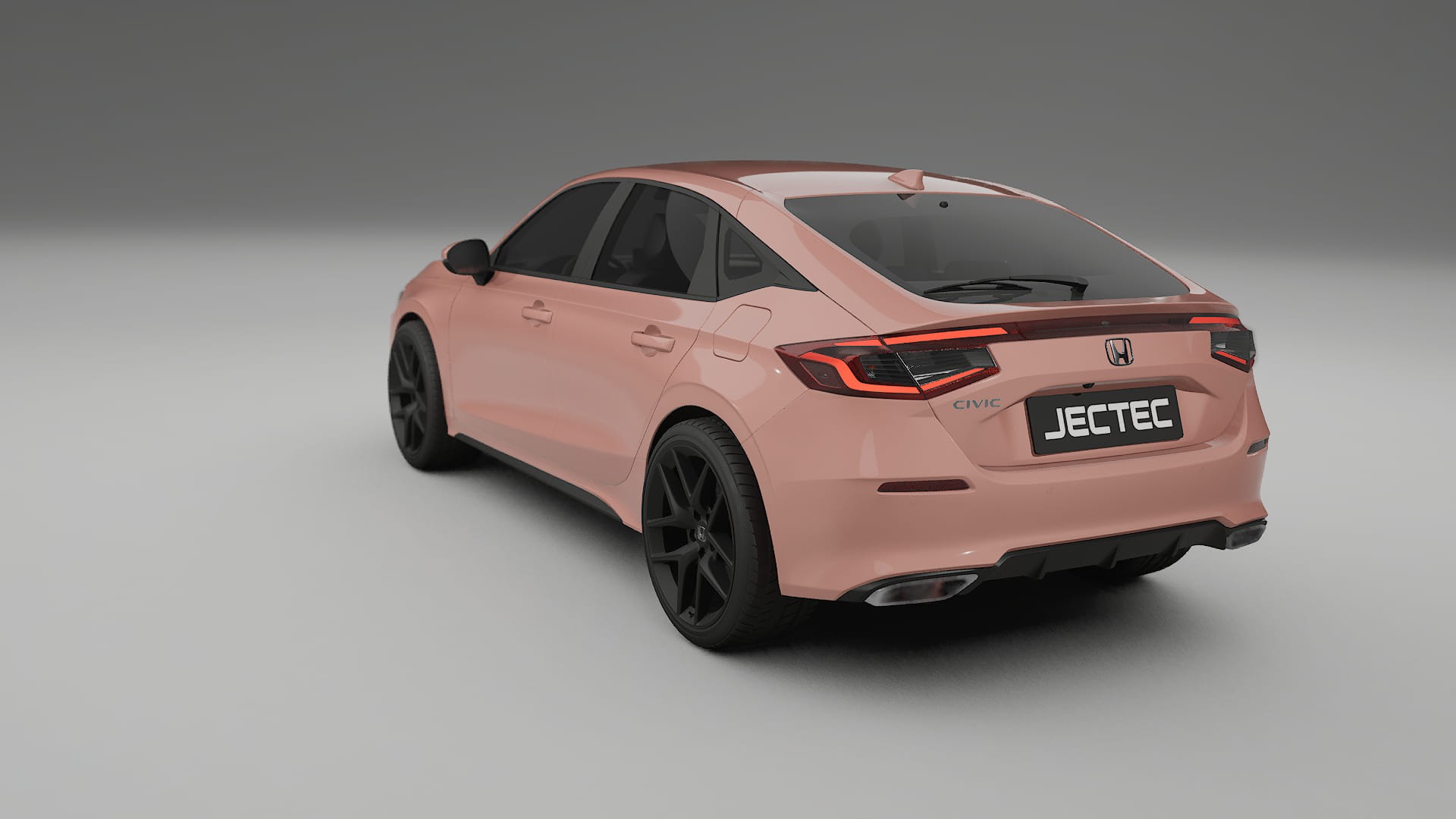 Honda Civic hatchback TPU Lackskyddsfilm | BLUSH Färgskiftande PPF – Komplett Förskuret Kit