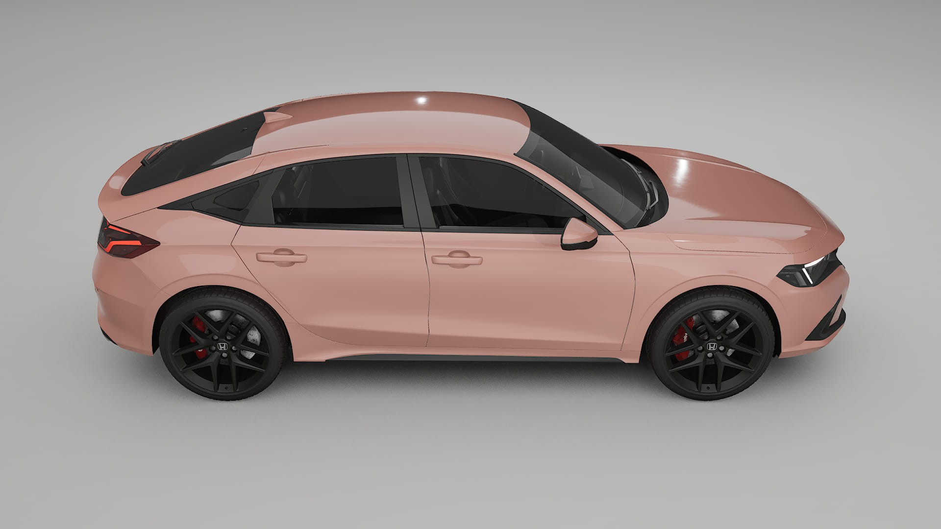 Honda Civic hatchback TPU Lackskyddsfilm | BLUSH Färgskiftande PPF – Komplett Förskuret Kit