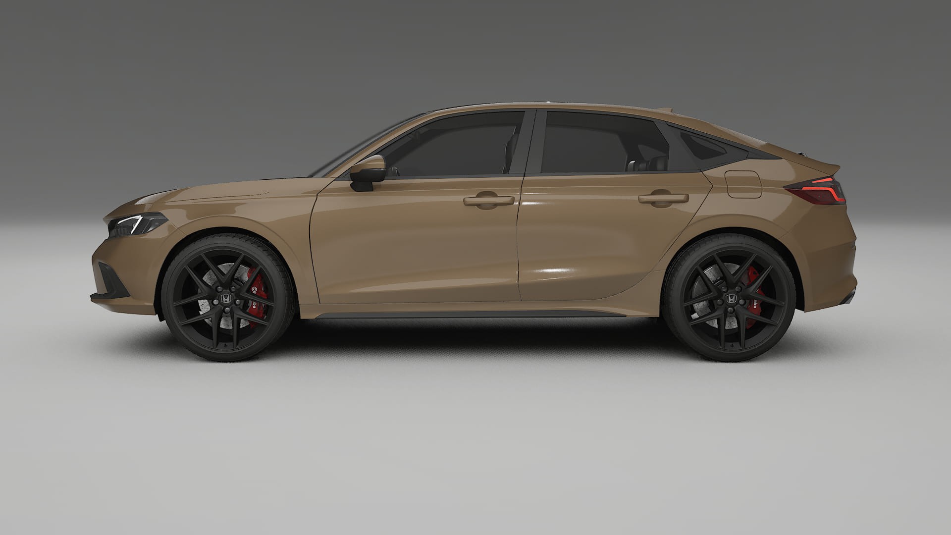 Honda Civic hatchback TPU Lackskyddsfilm | SAHARA Färgskiftande PPF – Komplett Förskuret Kit