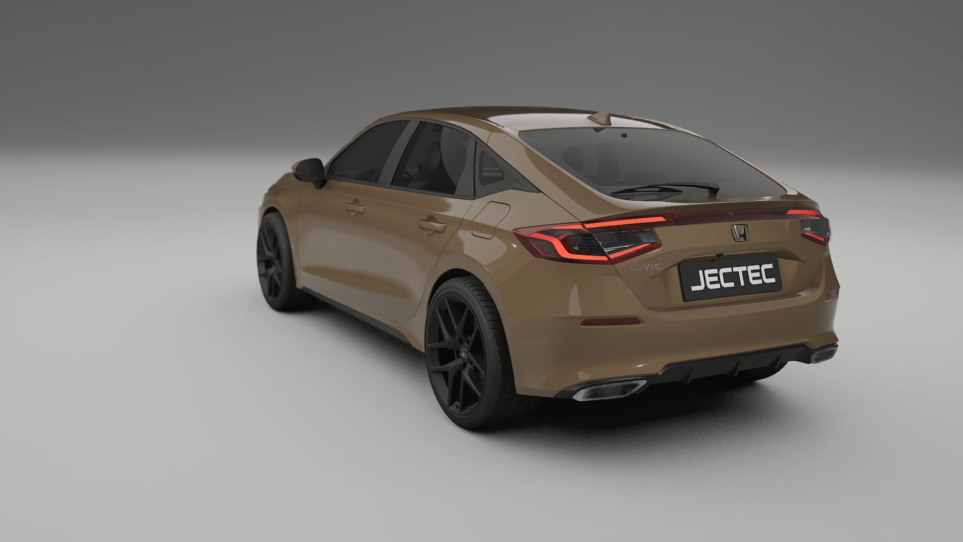 Honda Civic hatchback TPU Lackskyddsfilm | SAHARA Färgskiftande PPF – Komplett Förskuret Kit