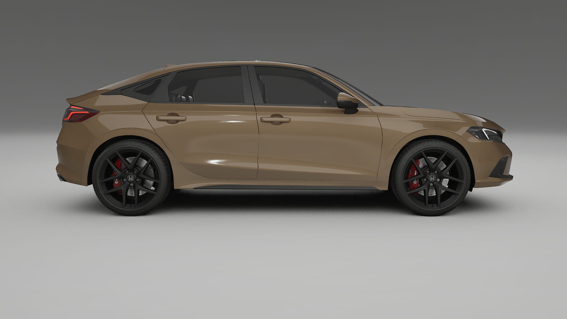 Honda Civic hatchback TPU Lackskyddsfilm | SAHARA Färgskiftande PPF – Komplett Förskuret Kit