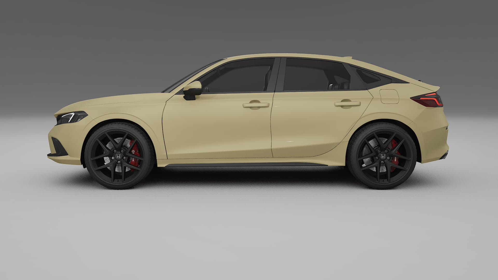 Honda Civic hatchback TPU Lackskyddsfilm | SAND Färgskiftande PPF – Komplett Förskuret Kit