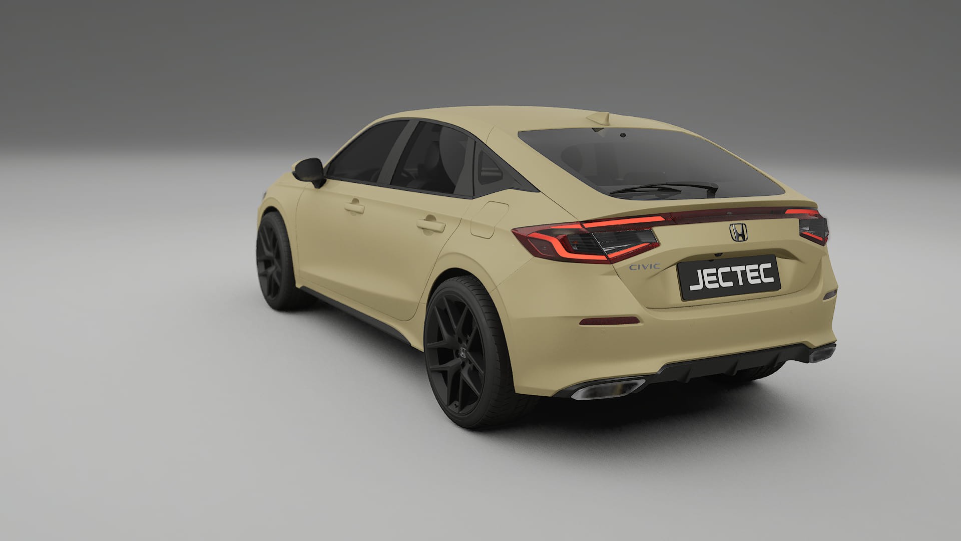 Honda Civic hatchback TPU Lackskyddsfilm | SAND Färgskiftande PPF – Komplett Förskuret Kit