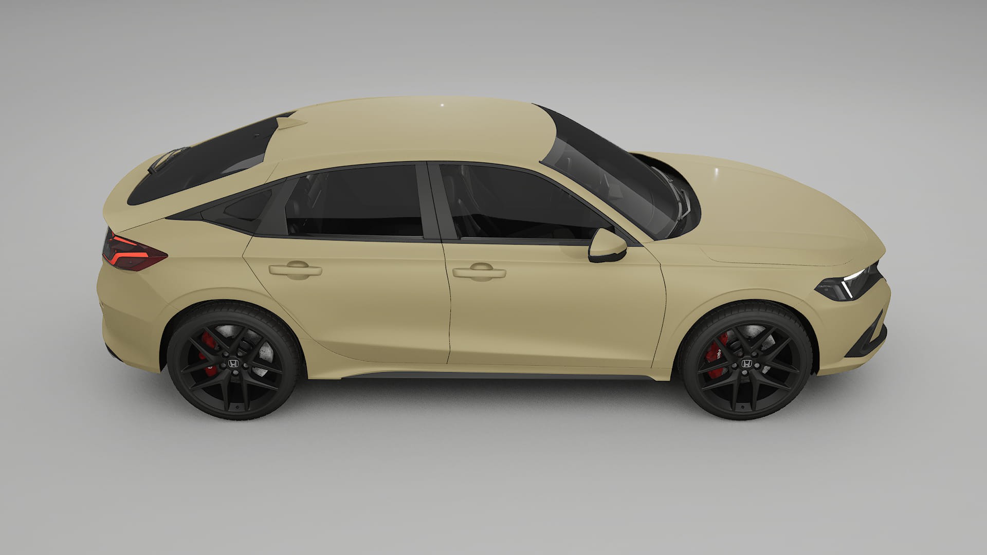Honda Civic hatchback TPU Lackskyddsfilm | SAND Färgskiftande PPF – Komplett Förskuret Kit
