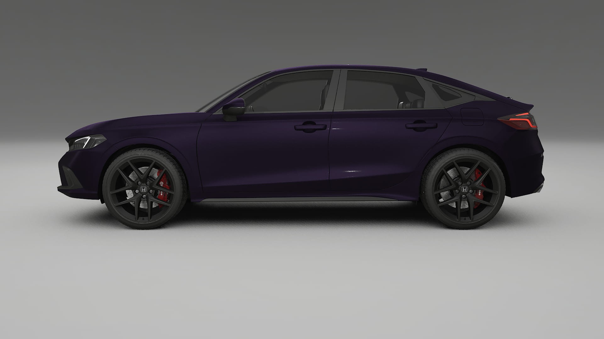 Honda Civic hatchback TPU Lackskyddsfilm | VIOLET Färgskiftande PPF – Komplett Förskuret Kit