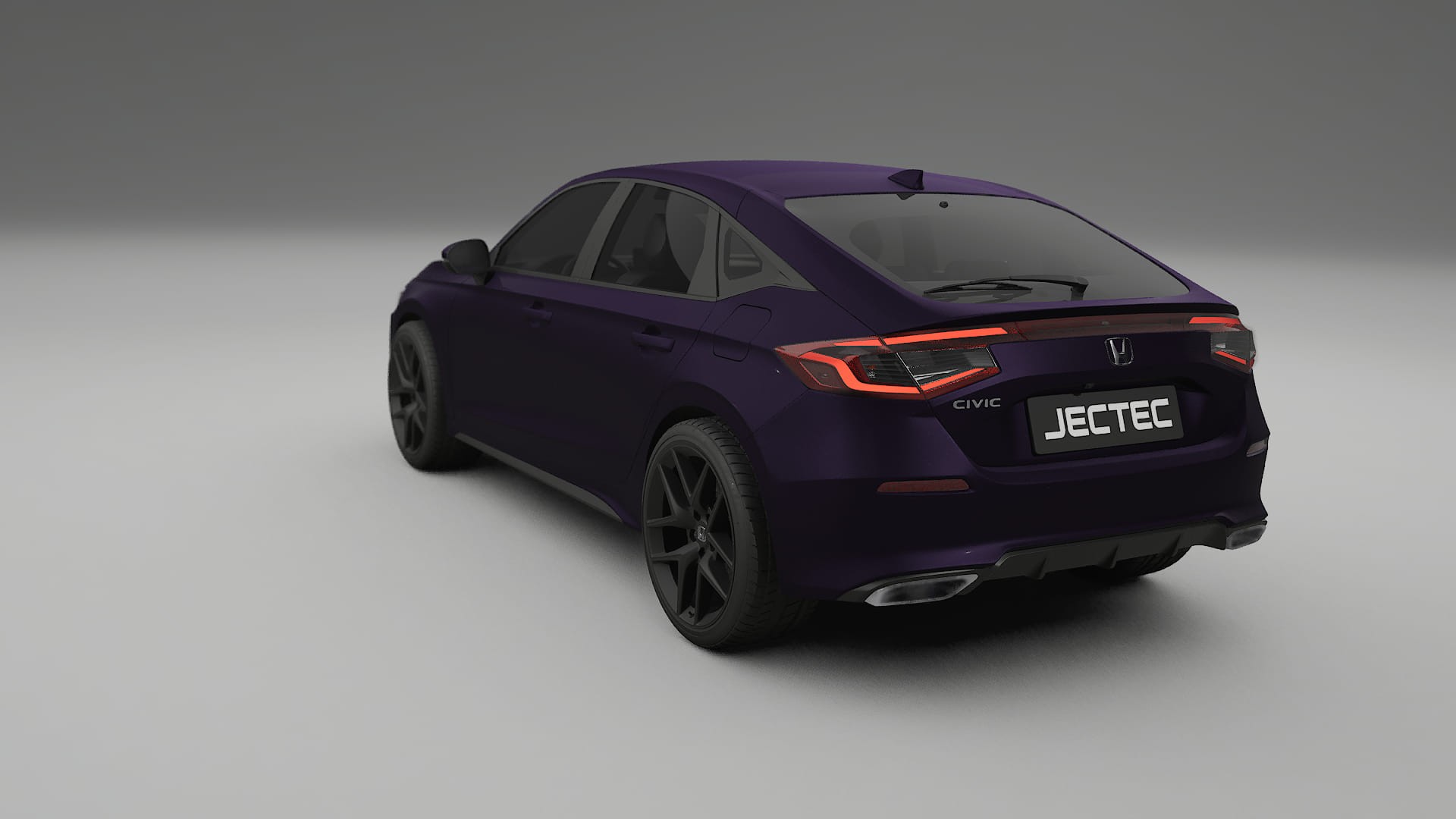 Honda Civic hatchback TPU Lackskyddsfilm | VIOLET Färgskiftande PPF – Komplett Förskuret Kit