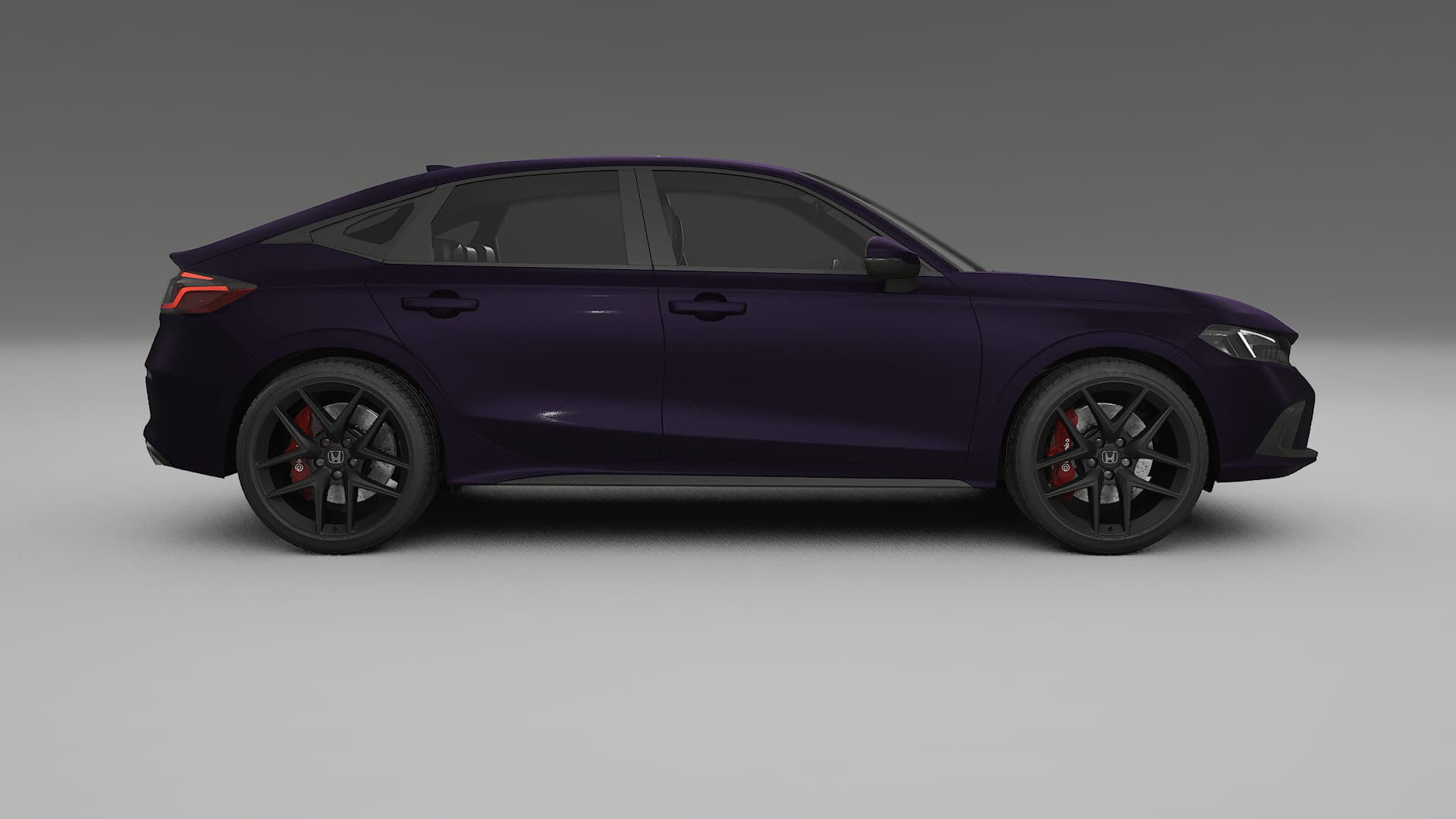 Honda Civic hatchback TPU Lackskyddsfilm | VIOLET Färgskiftande PPF – Komplett Förskuret Kit