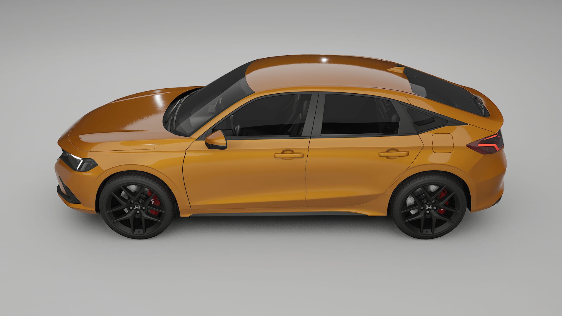 Honda Civic hatchback TPU Lackskyddsfilm | DAISY Färgskiftande PPF – Komplett Förskuret Kit