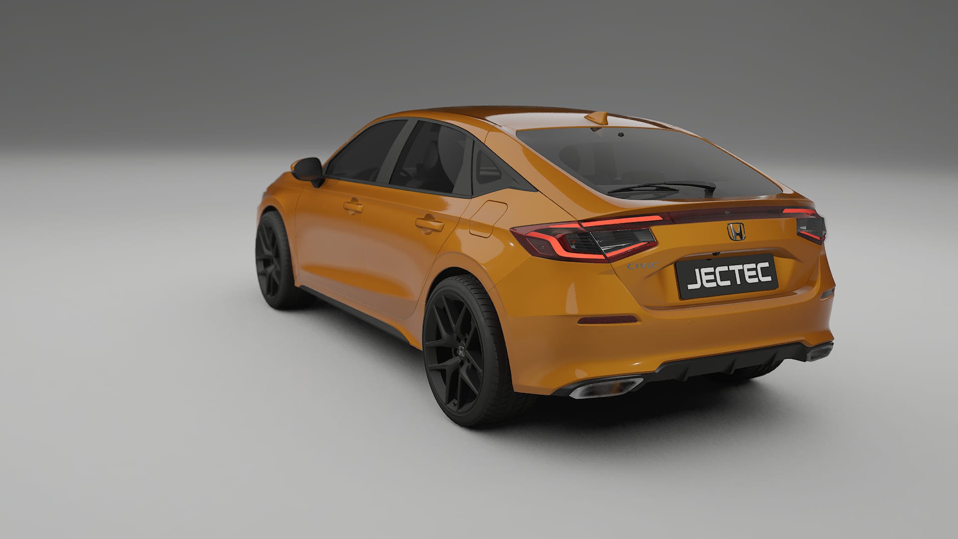 Honda Civic hatchback TPU Lackskyddsfilm | DAISY Färgskiftande PPF – Komplett Förskuret Kit