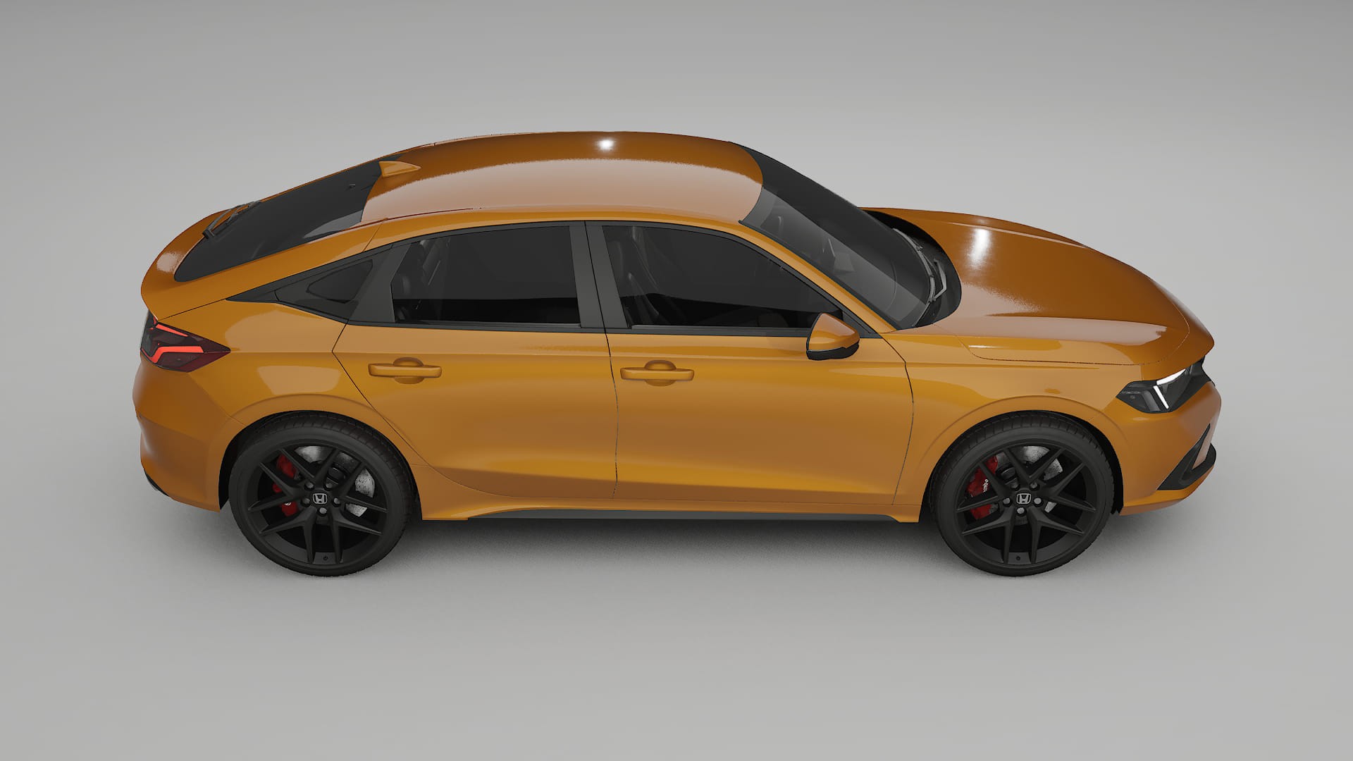 Honda Civic hatchback TPU Lackskyddsfilm | DAISY Färgskiftande PPF – Komplett Förskuret Kit