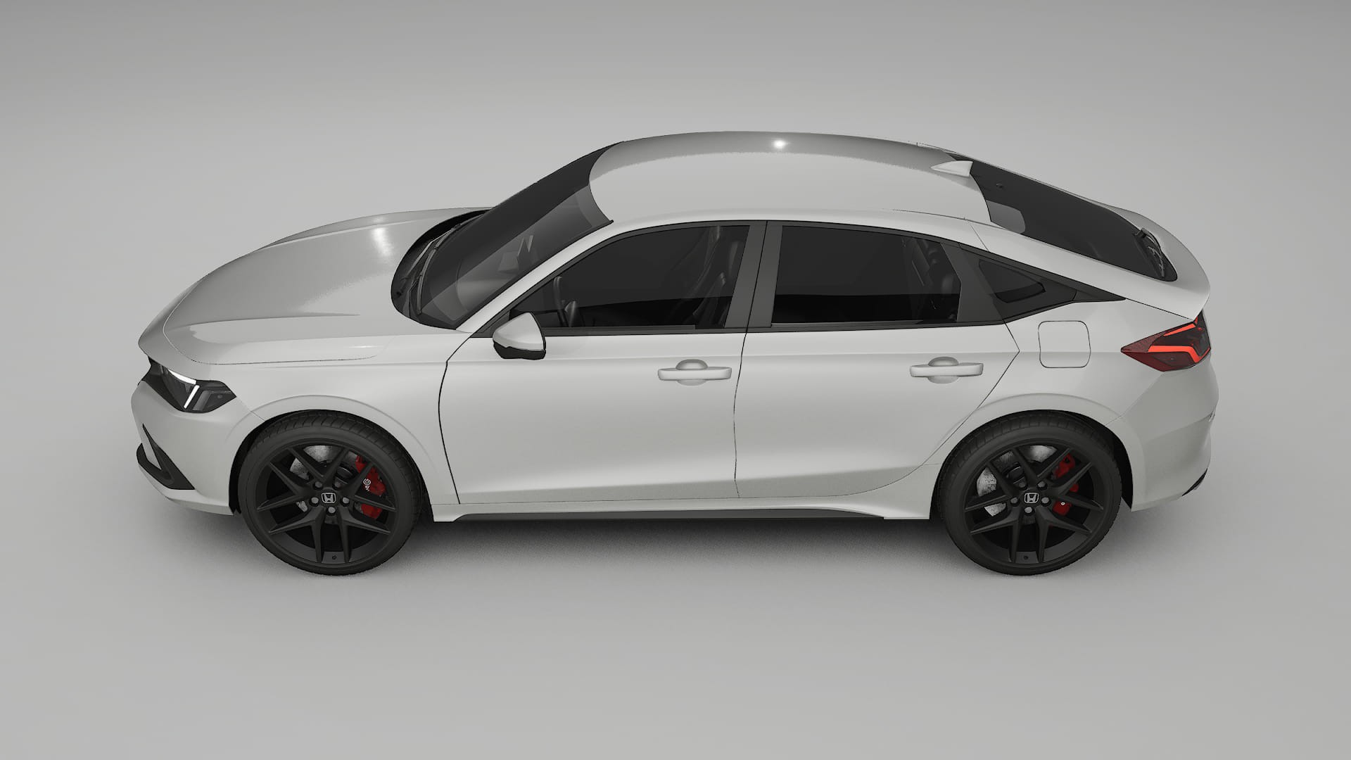 Honda Civic hatchback TPU Lackskyddsfilm | PEARL Färgskiftande PPF – Komplett Förskuret Kit