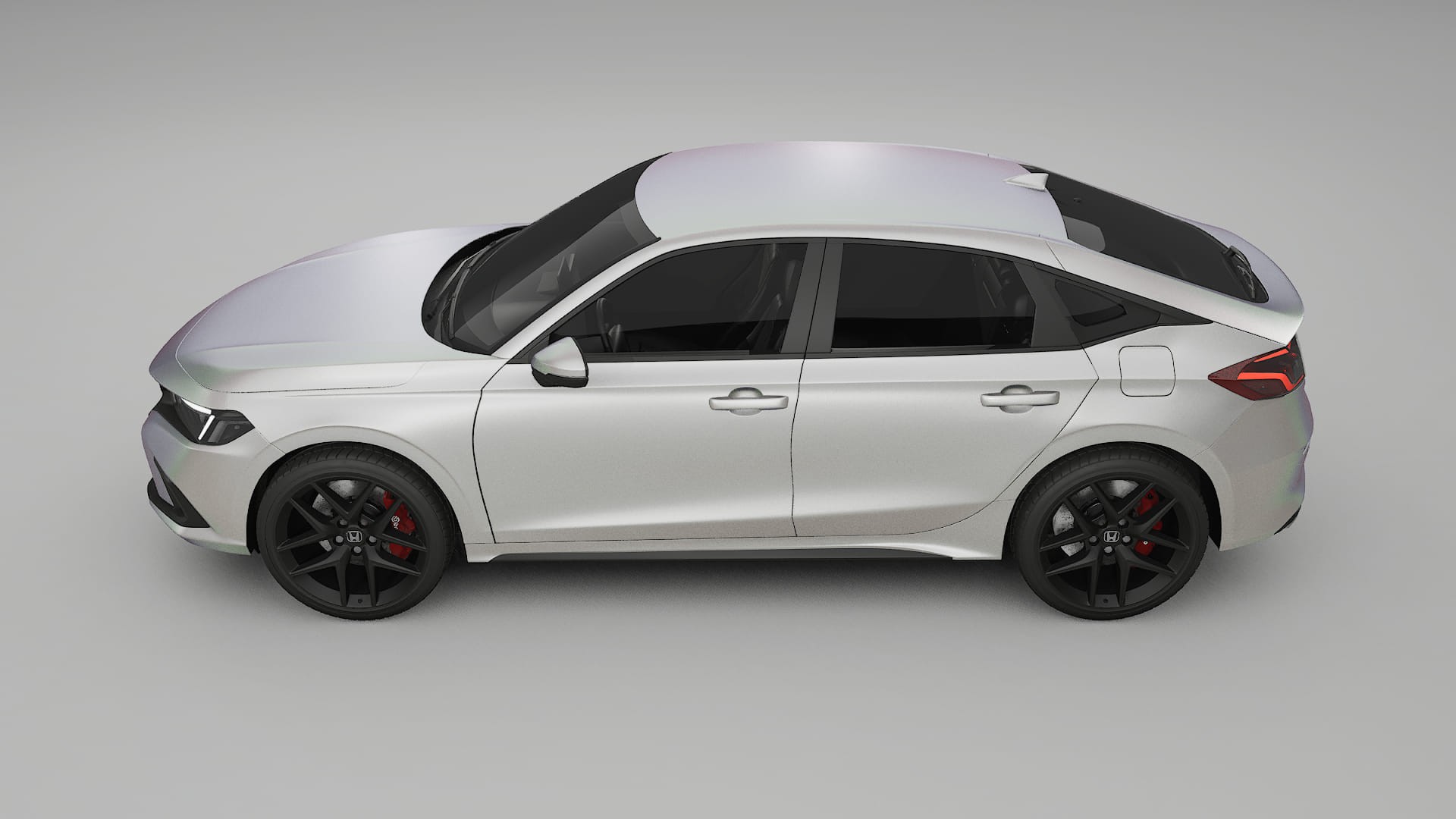 Honda Civic hatchback TPU Lackskyddsfilm | NEBULA Färgskiftande PPF – Komplett Förskuret Kit