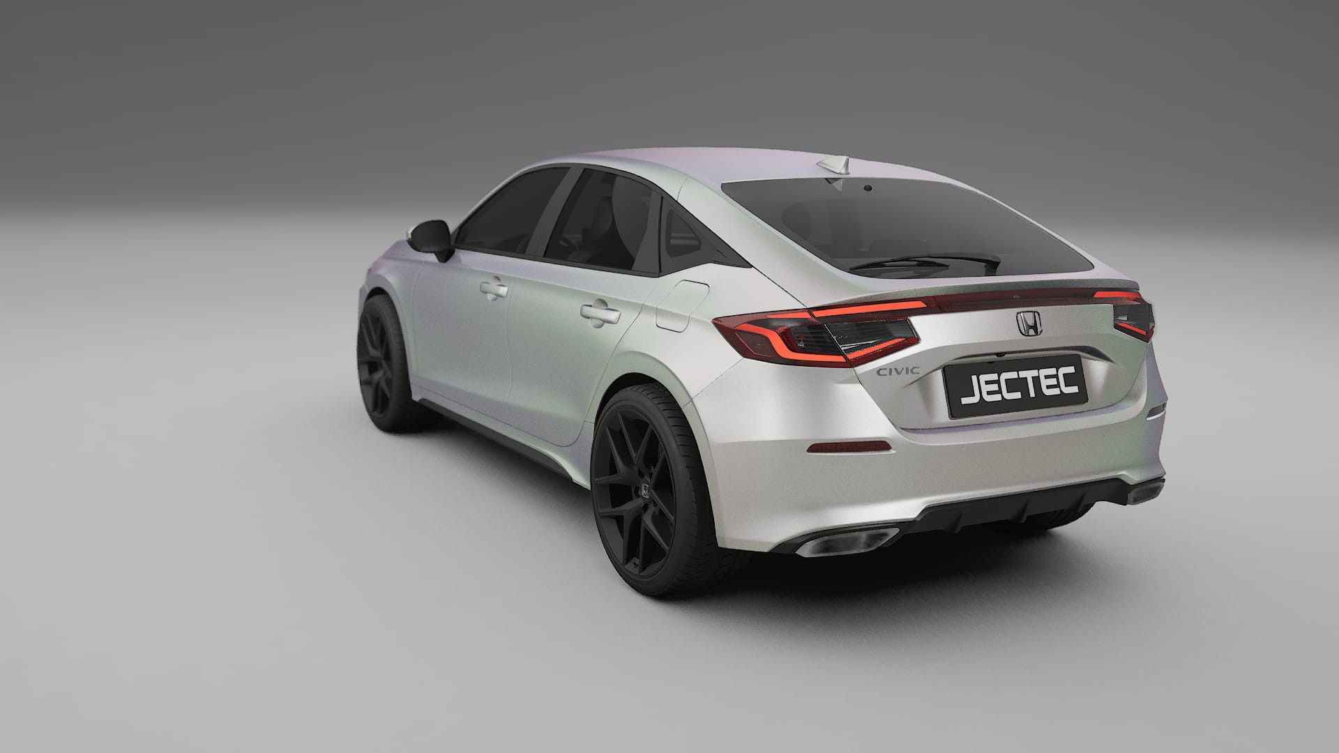 Honda Civic hatchback TPU Lackskyddsfilm | NEBULA Färgskiftande PPF – Komplett Förskuret Kit