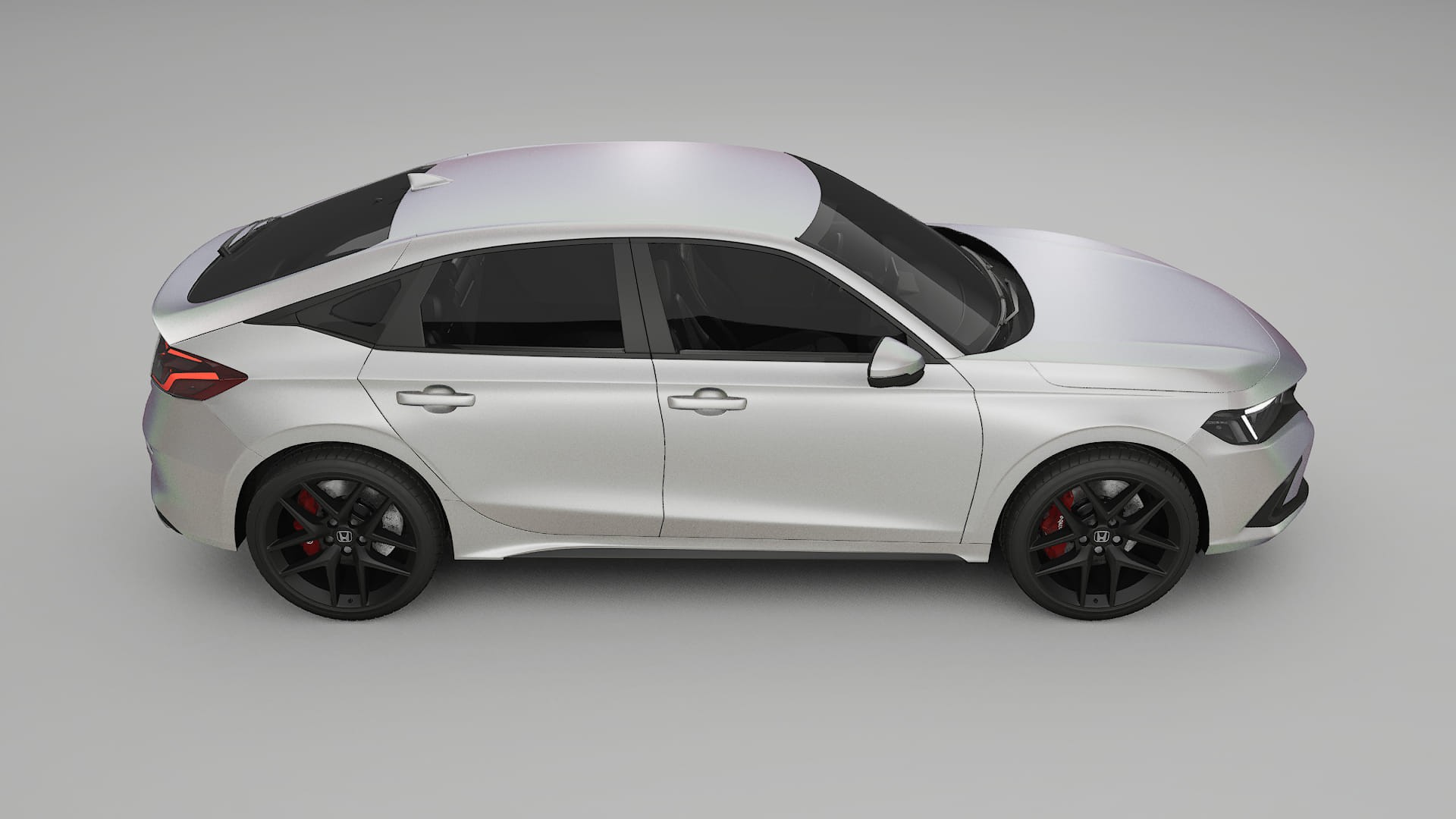 Honda Civic hatchback TPU Lackskyddsfilm | NEBULA Färgskiftande PPF – Komplett Förskuret Kit