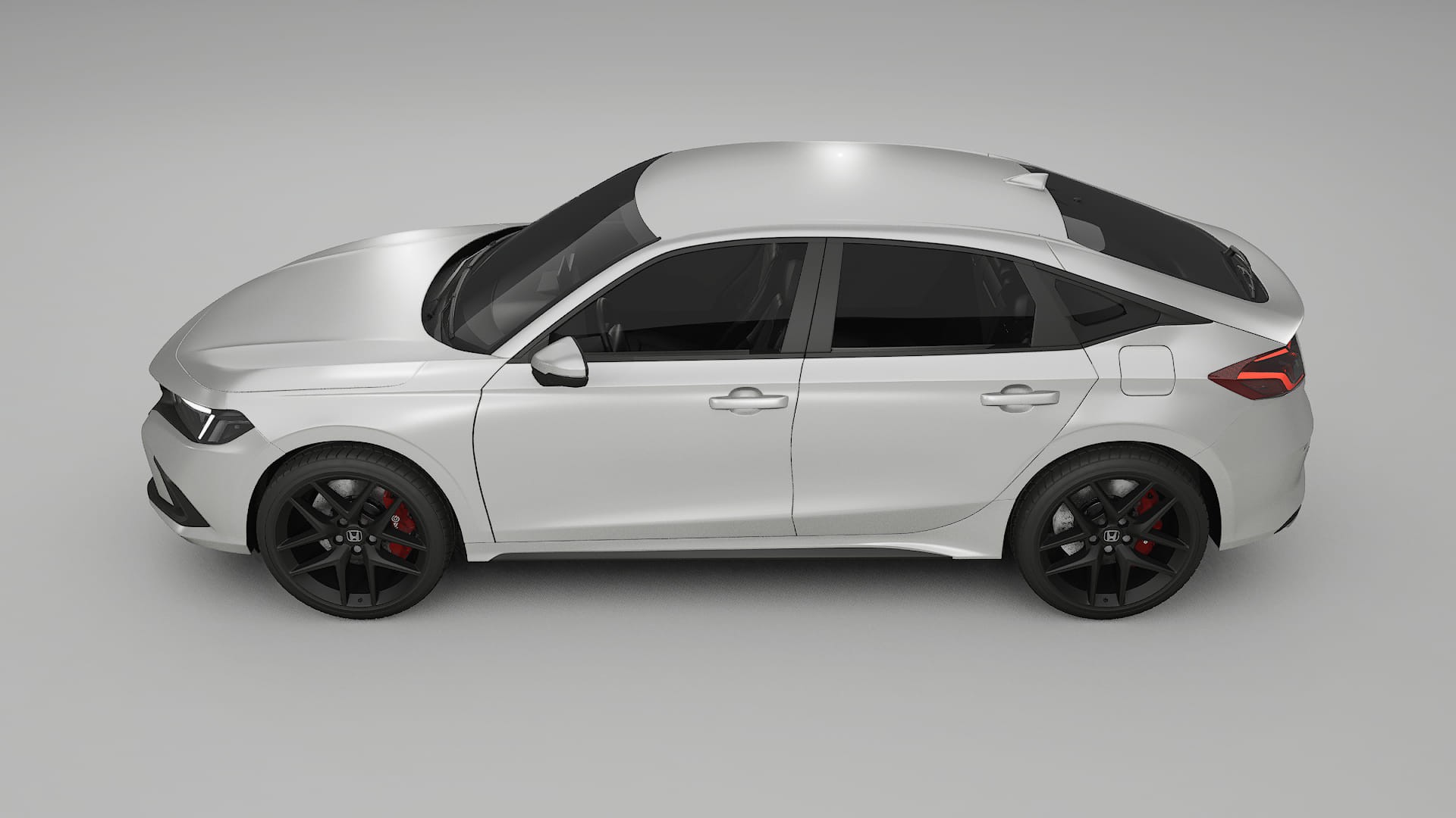 Honda Civic hatchback TPU Lackskyddsfilm | OPAL Färgskiftande PPF – Komplett Förskuret Kit