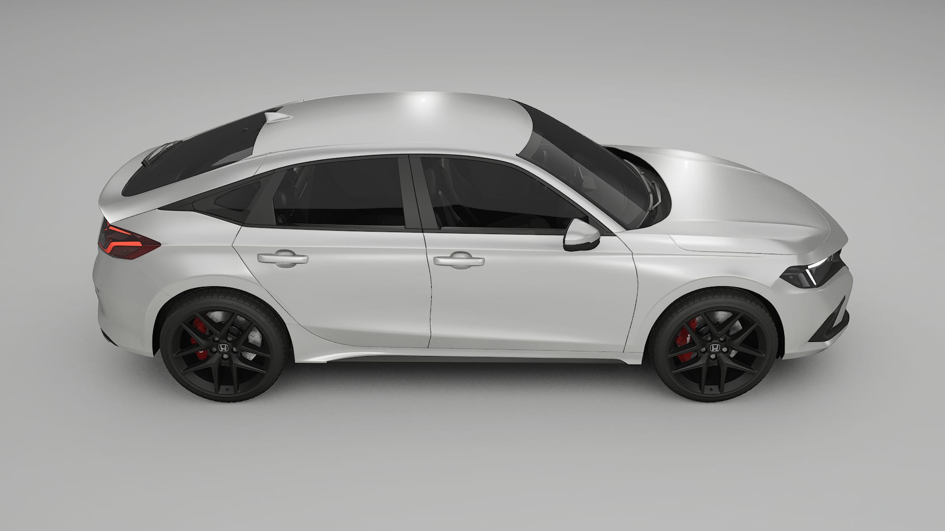 Honda Civic hatchback TPU Lackskyddsfilm | OPAL Färgskiftande PPF – Komplett Förskuret Kit